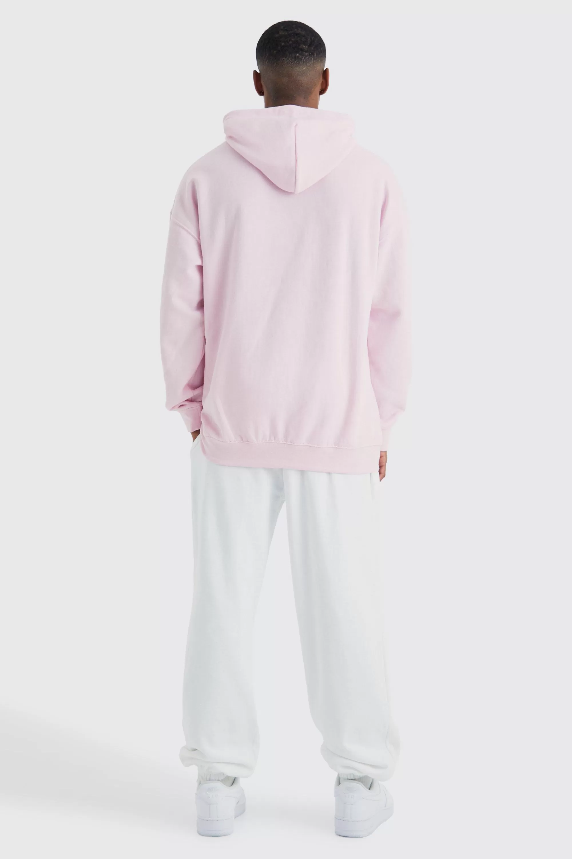 boohooMAN Oversized La Palm Print Hooded Tracksuit | UK