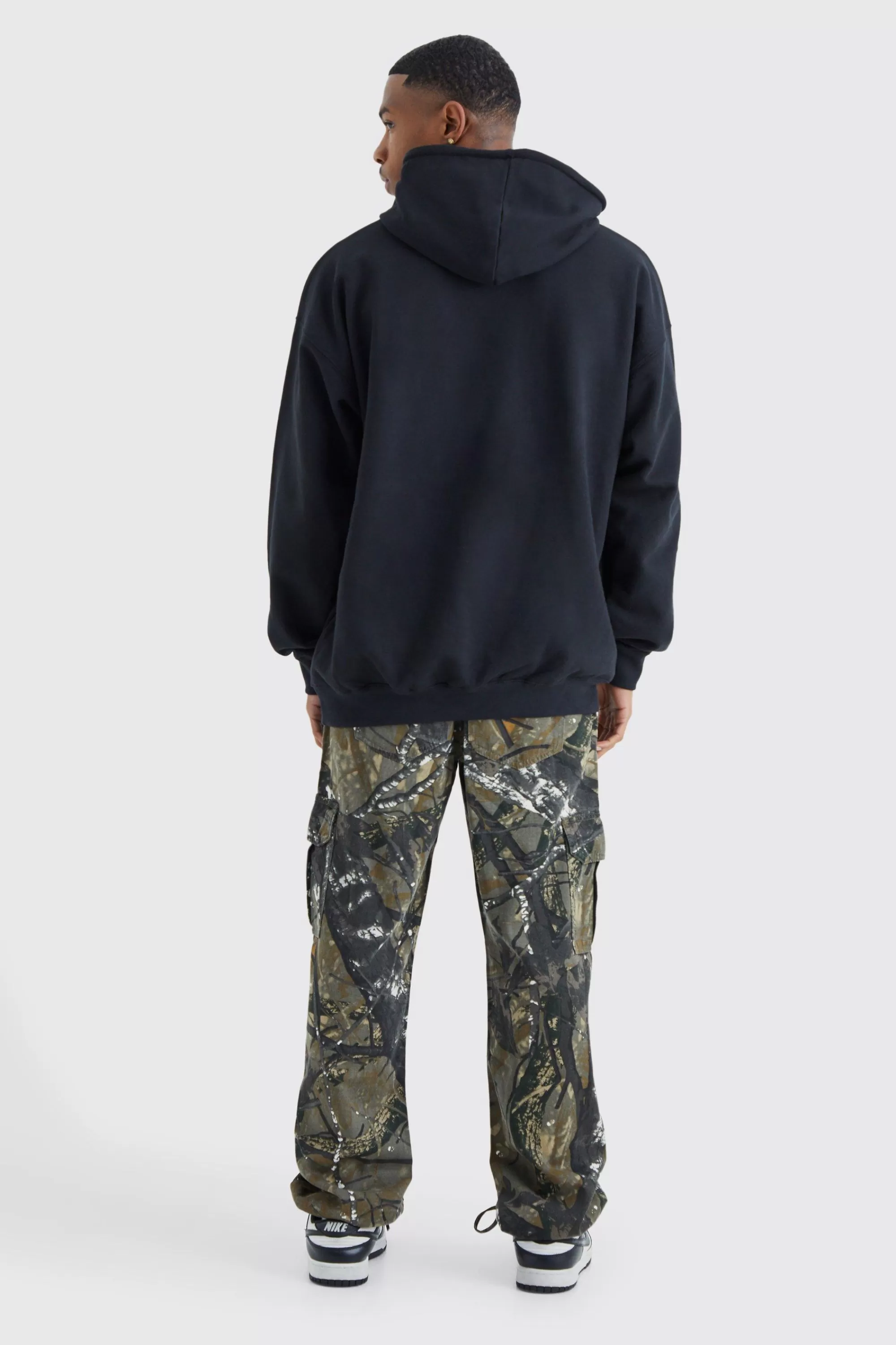 boohooMAN Oversized Limited Edition Renaissance Hoodie | UK