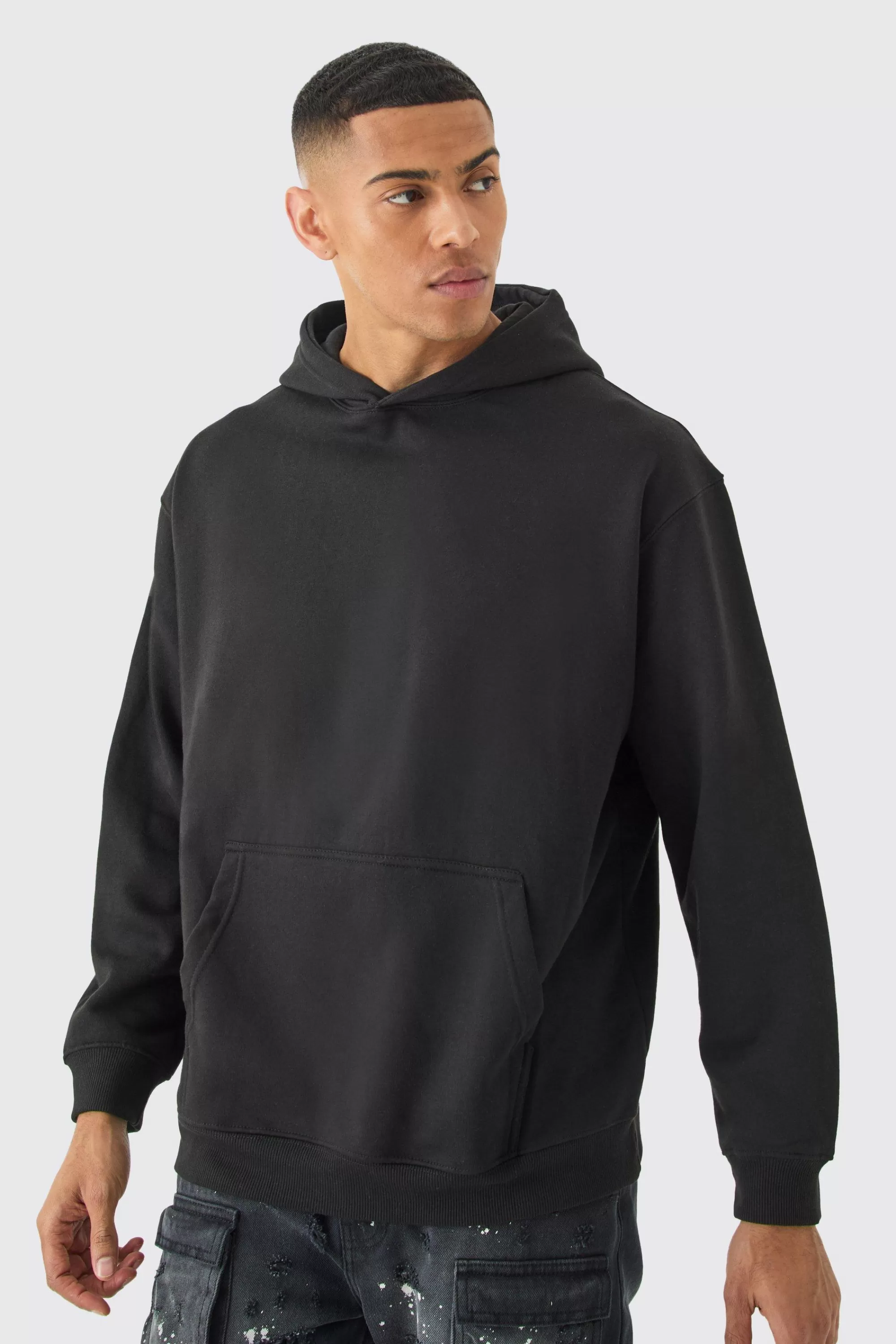 boohooMAN Oversized M Graphic Hoodie | UK