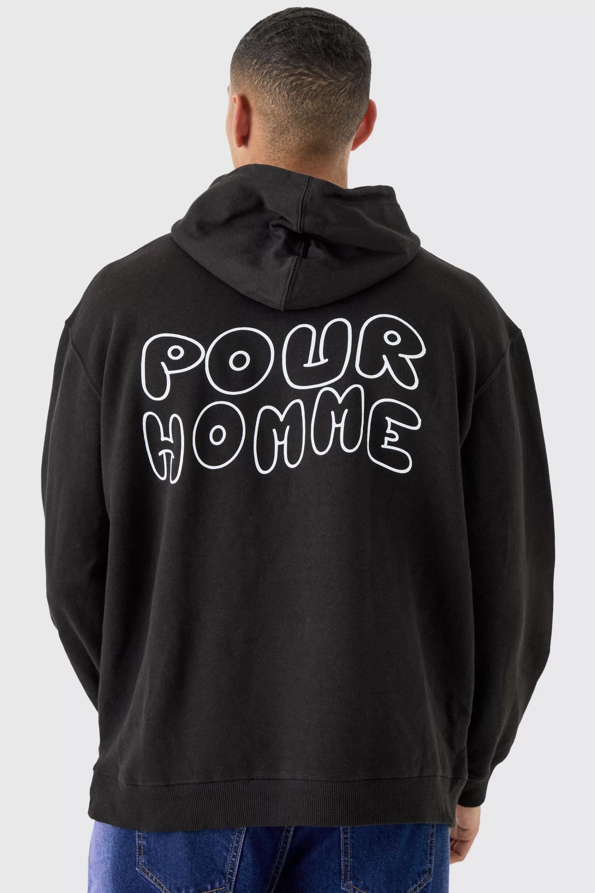 boohooMAN Oversized Pour Homme Hoodie | UK