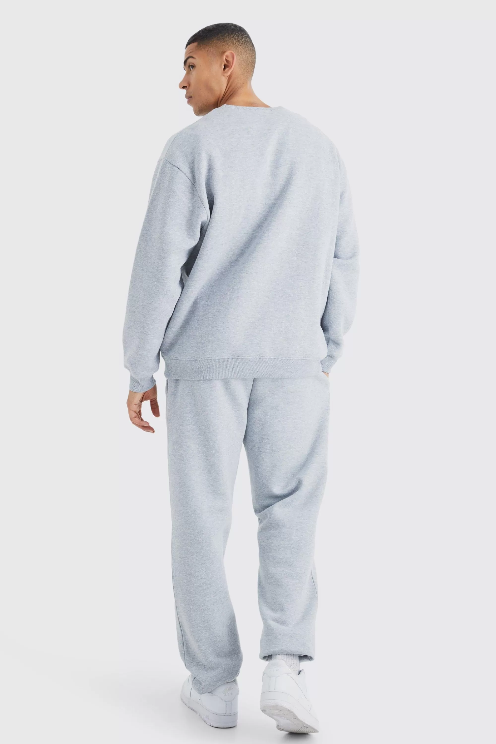 boohooMAN Oversized Sweatshirt Tracksuit | UK