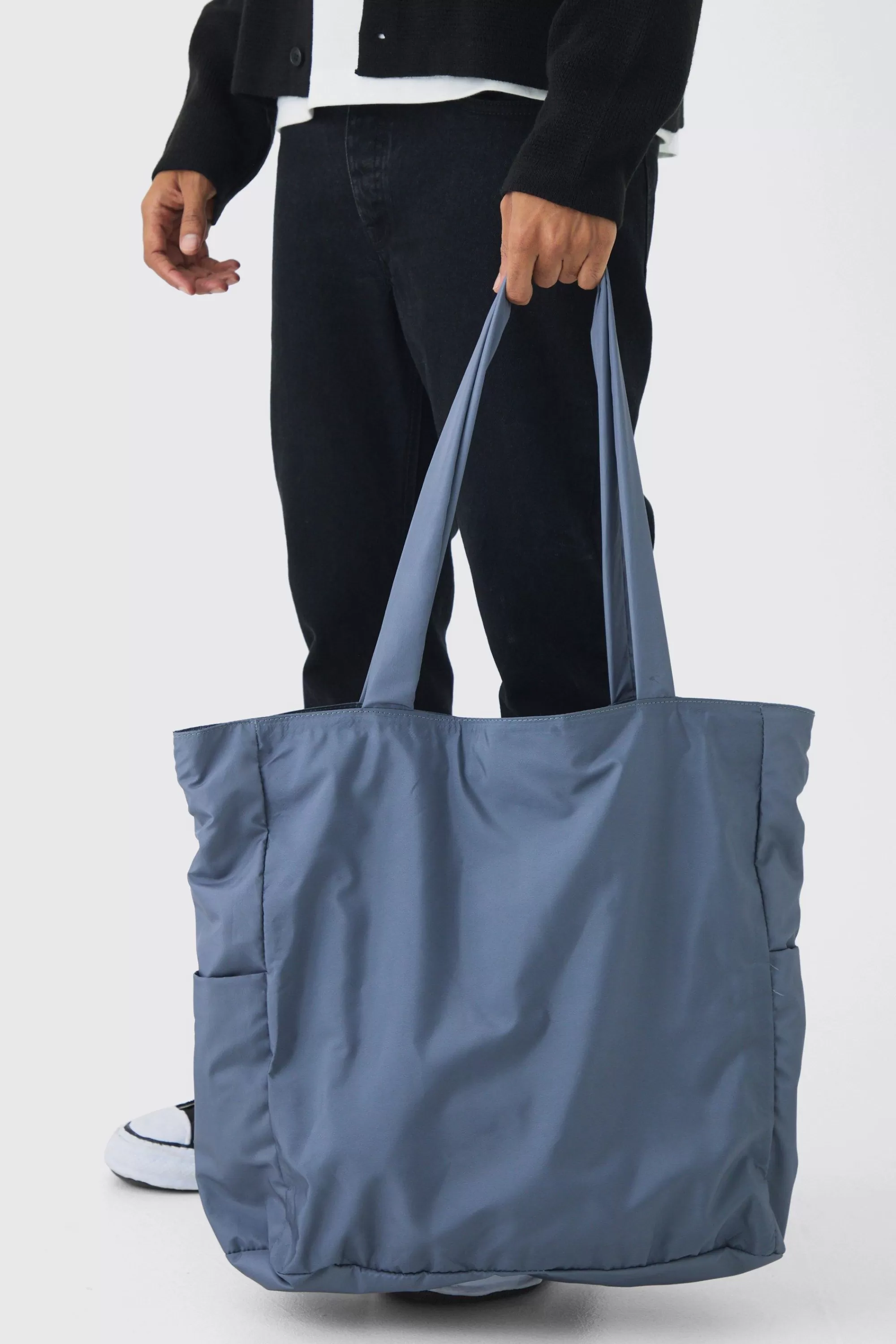 boohooMAN Oversized Tote Bag In | UK