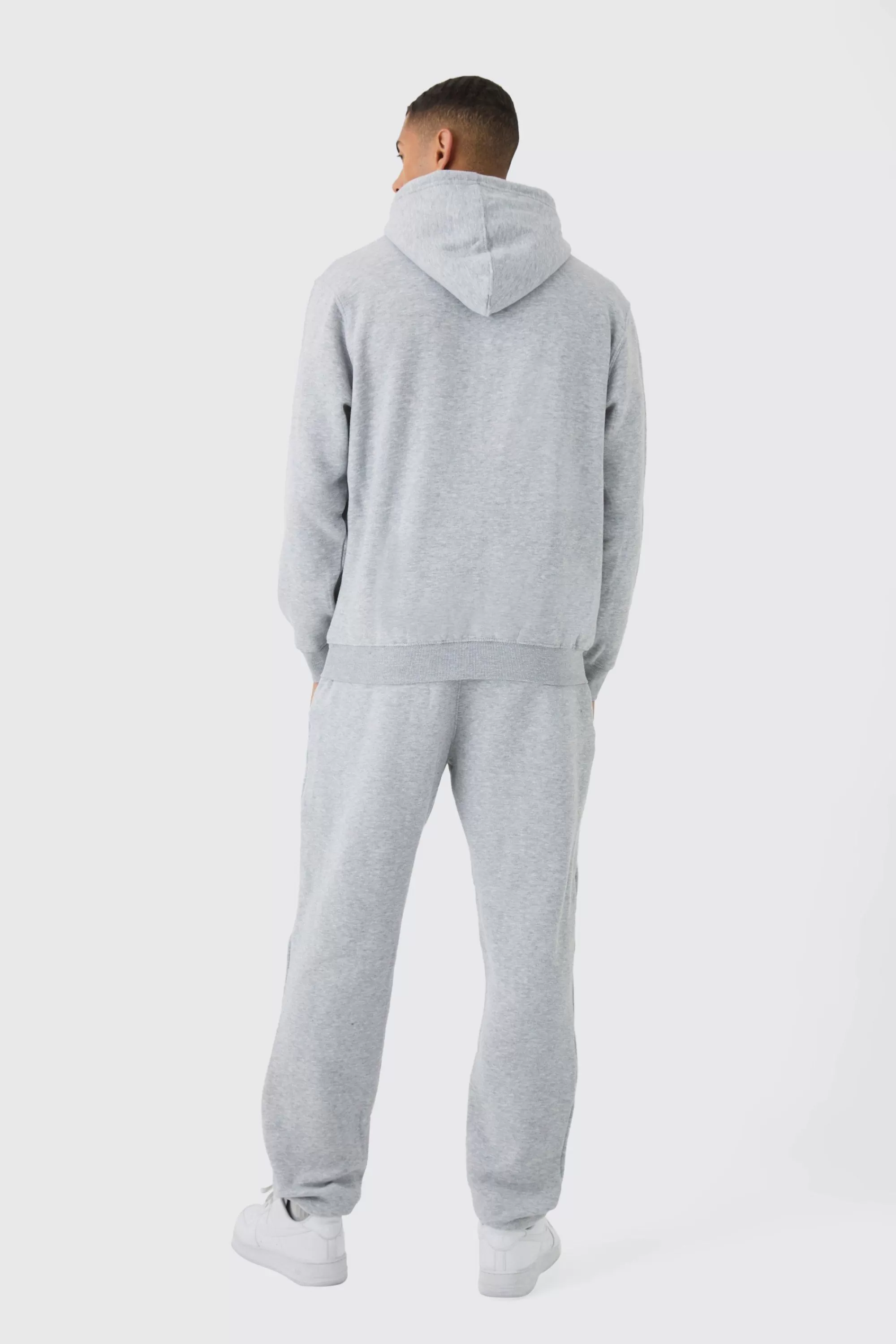 boohooMAN Oversized Western Print Washed Tracksuit | UK