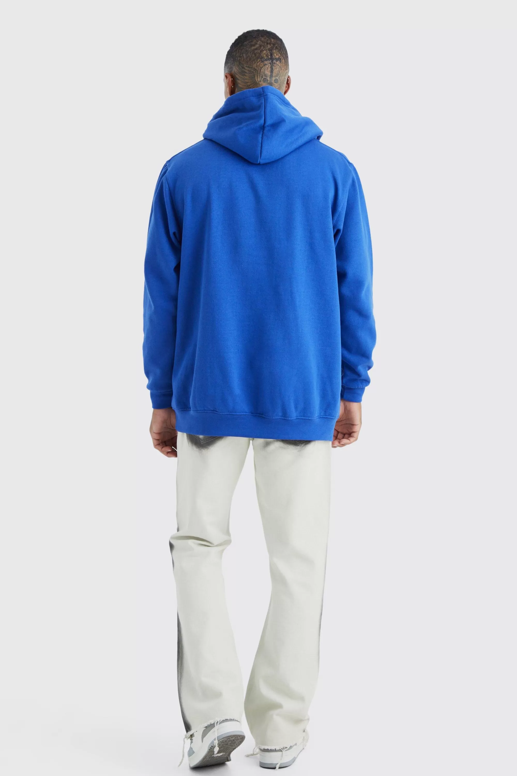 boohooMAN Oversized Worldwide Heart Hoodie | UK
