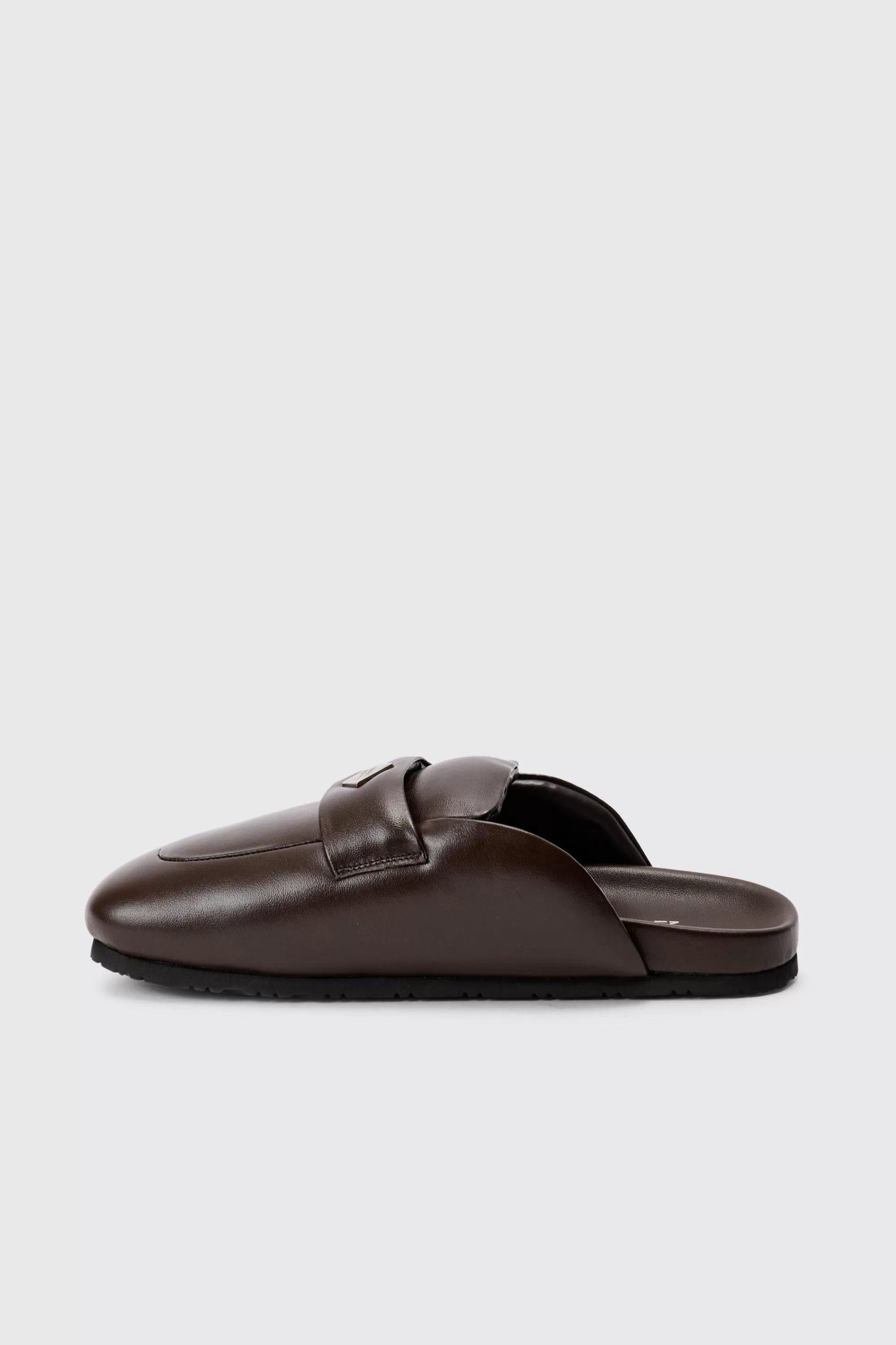 boohooMAN Padded Man Tab Mule In | UK