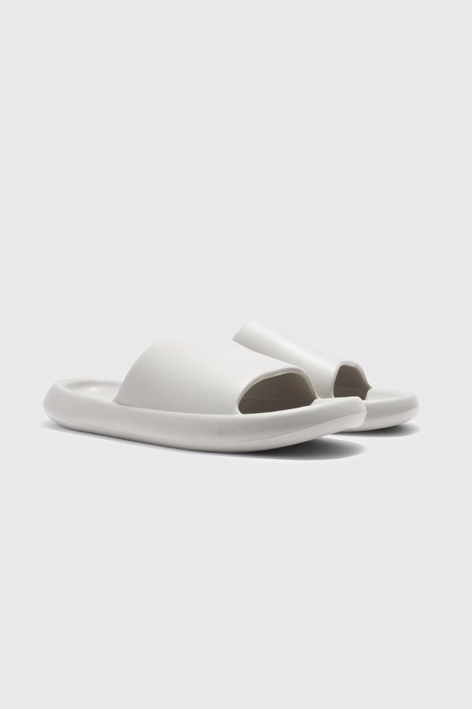 boohooMAN Plain Moulded Slider | UK