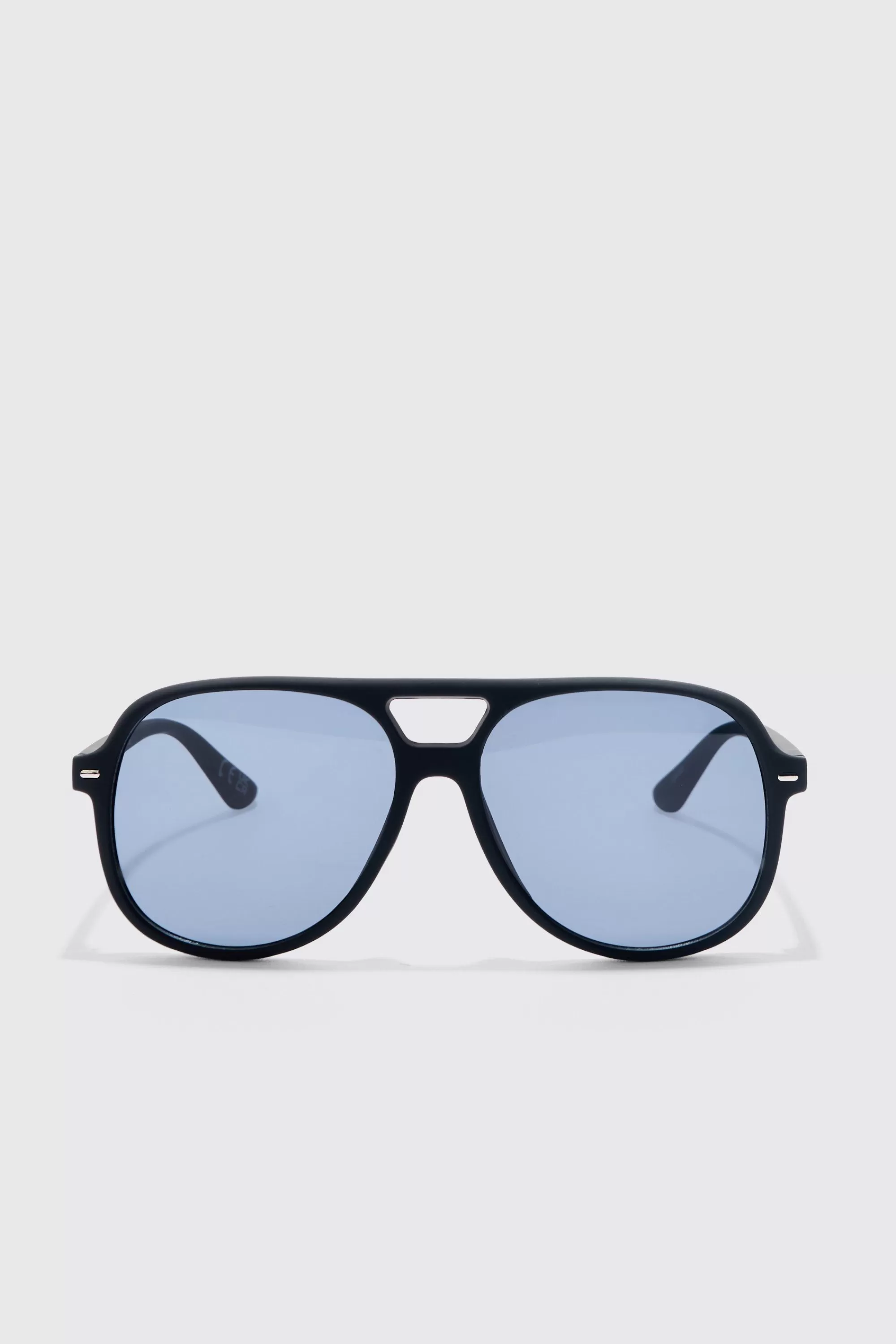 boohooMAN Plastic Aviator Sunglasses | UK
