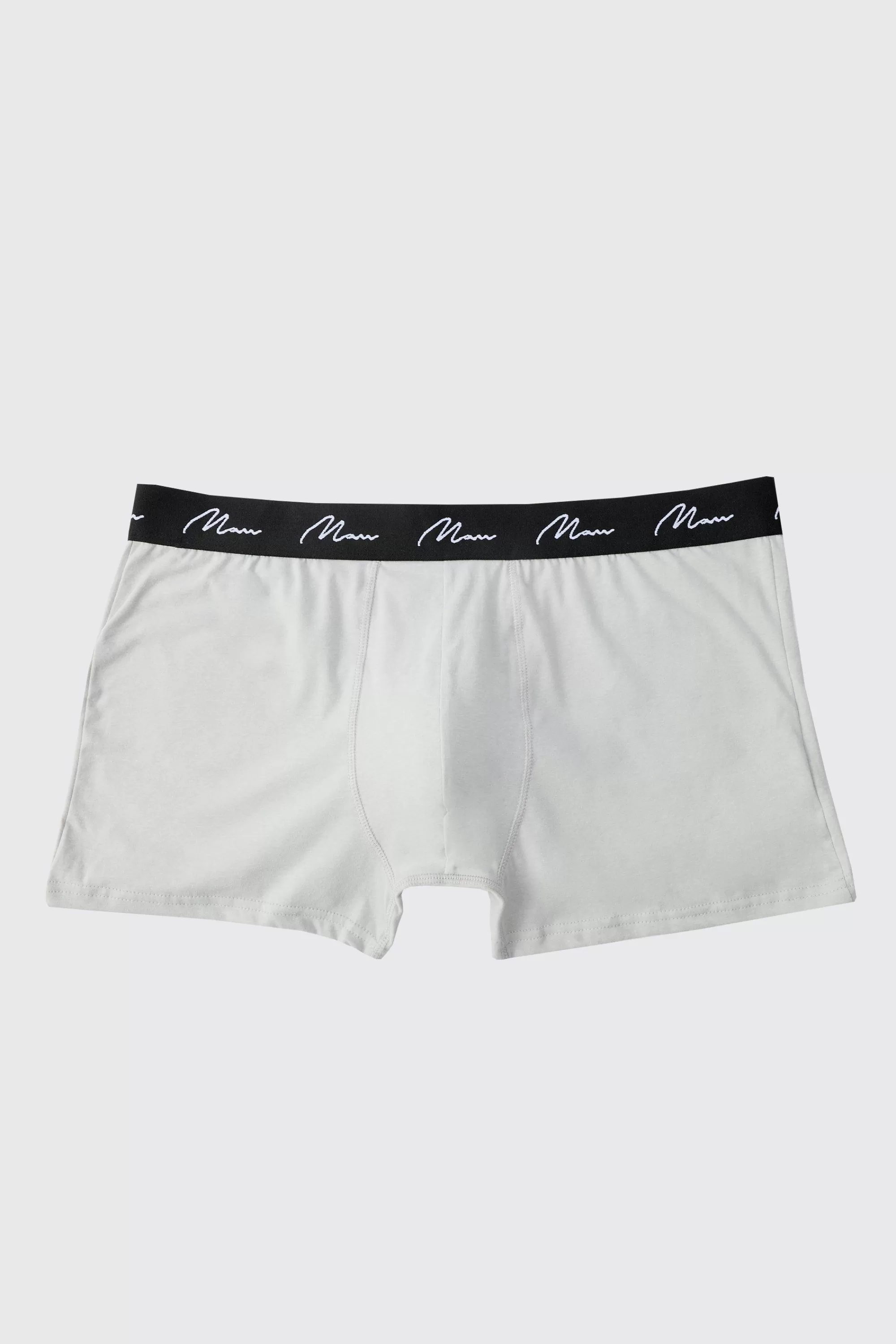 boohooMAN Plus 7 Pack Man Dash Repeat Classic Trunks | UK