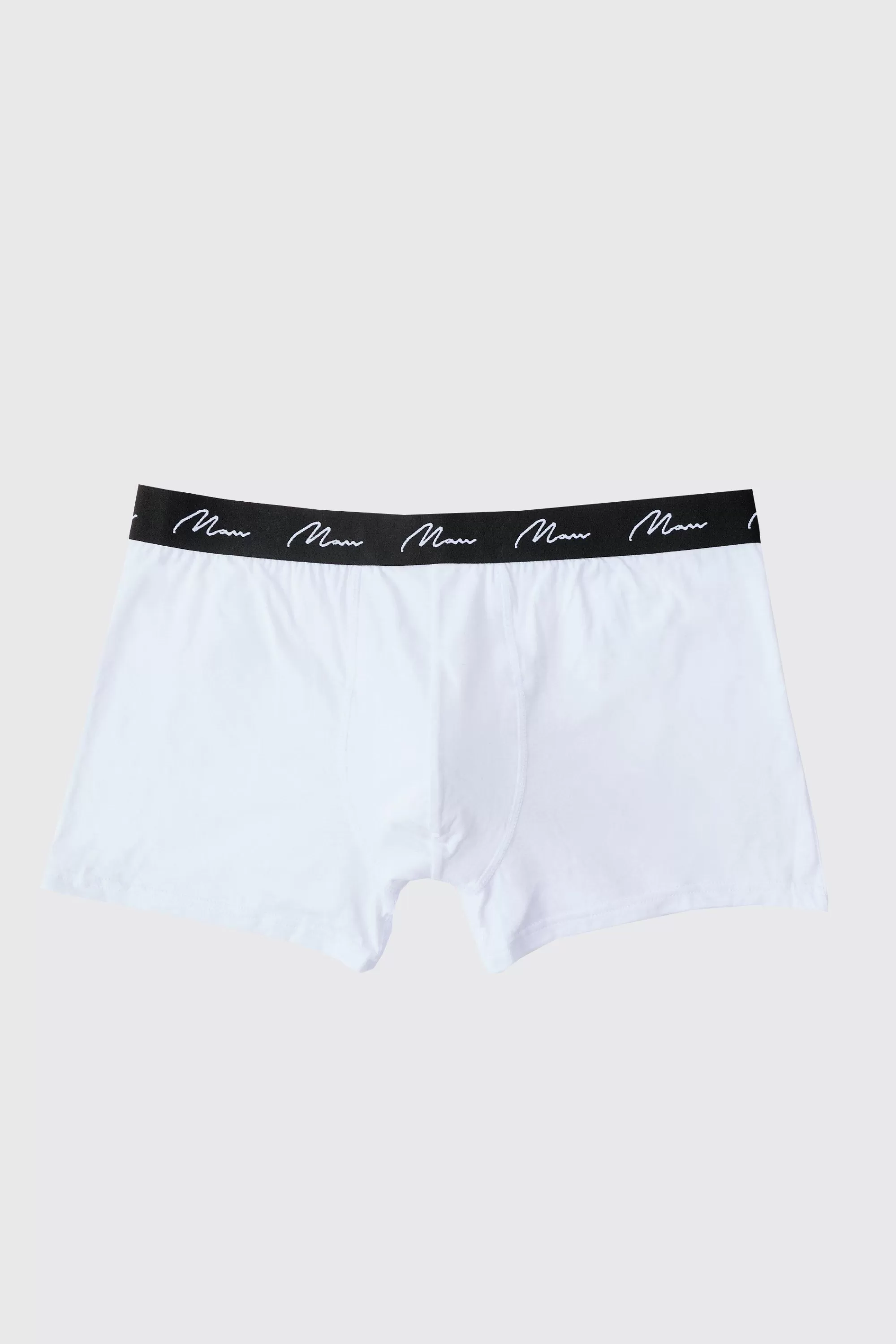 boohooMAN Plus 7 Pack Man Dash Repeat Classic Trunks | UK