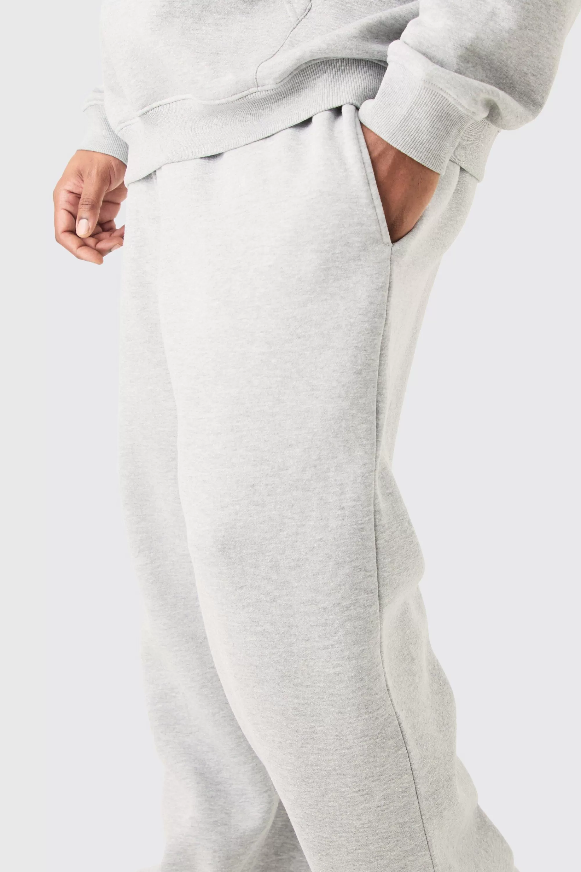 boohooMAN Plus Basic Relaxed Fit Jogger In | UK