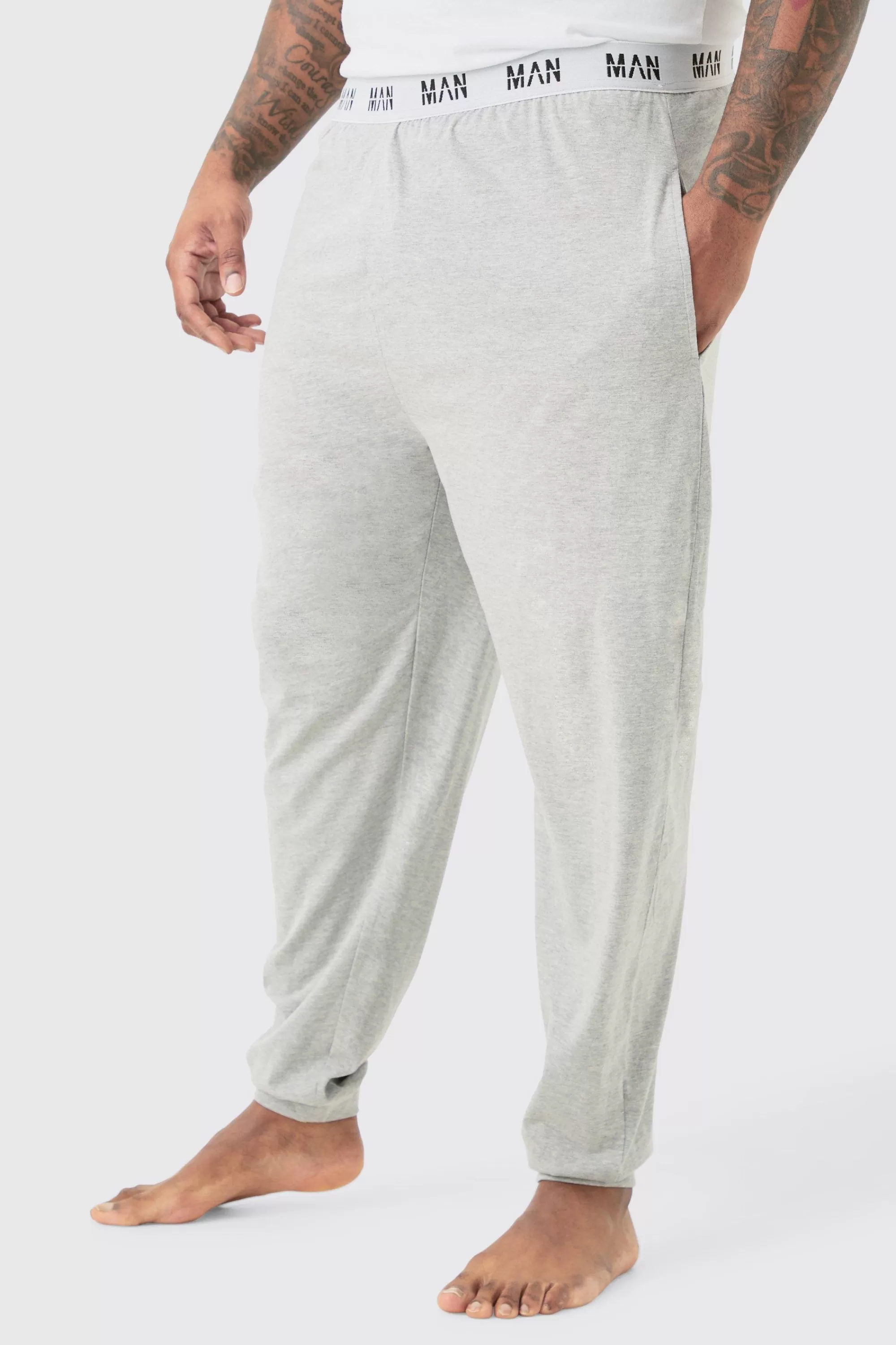 boohooMAN Plus Man Loungewear Joggers In | UK