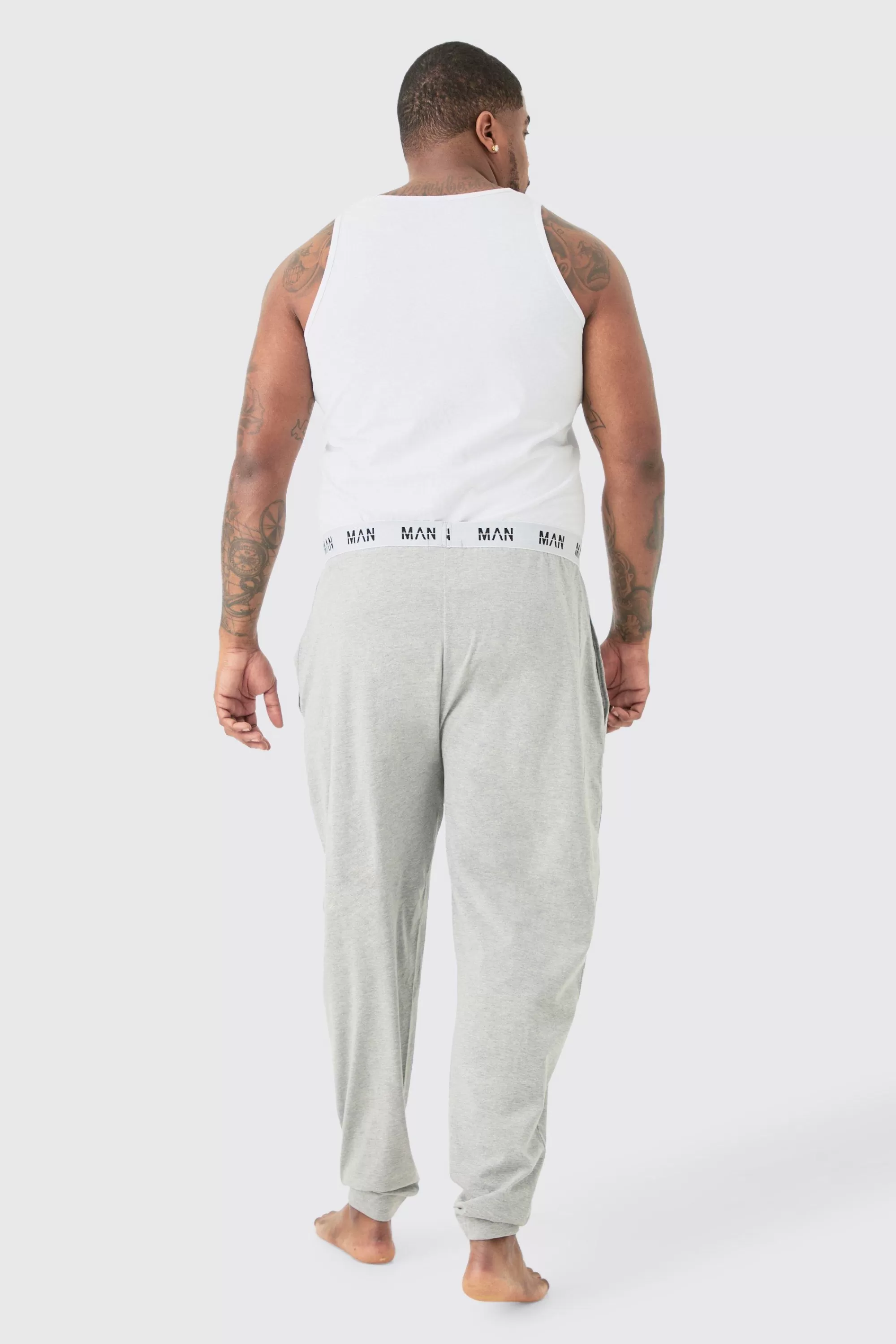 boohooMAN Plus Man Loungewear Joggers In | UK