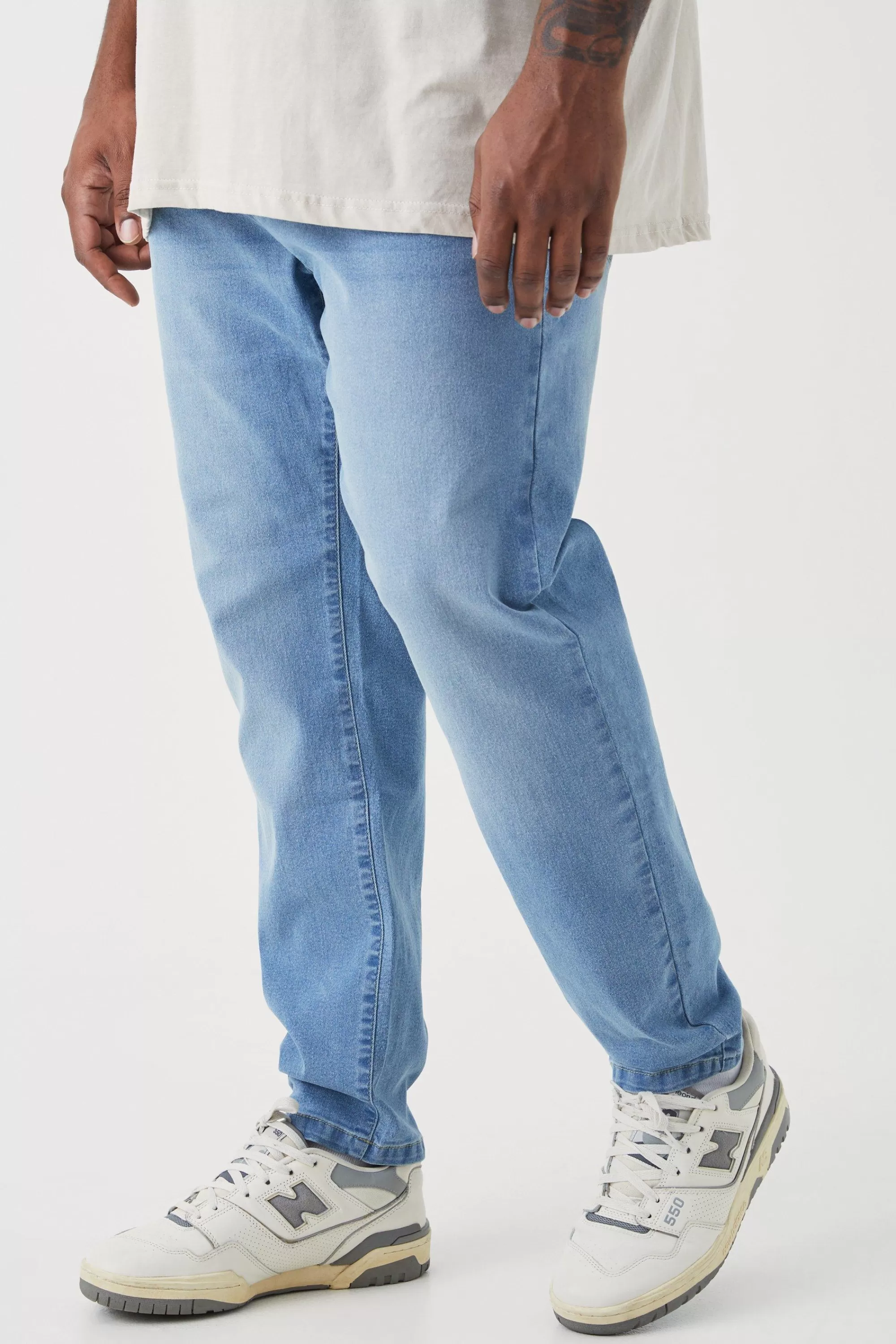 boohooMAN Plus Skinny Stretch Jean | UK