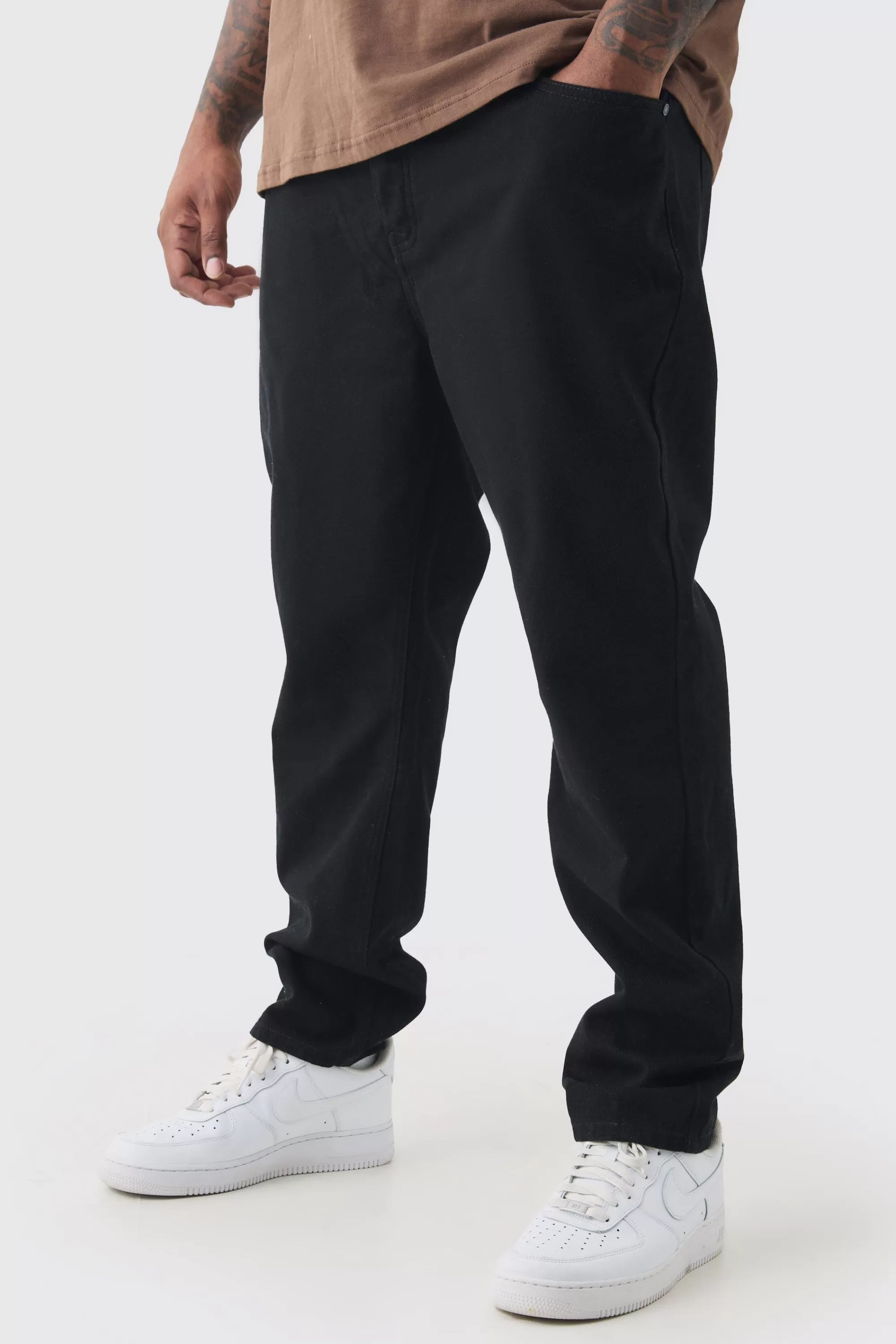 boohooMAN Plus Slim Rigid Jean | UK