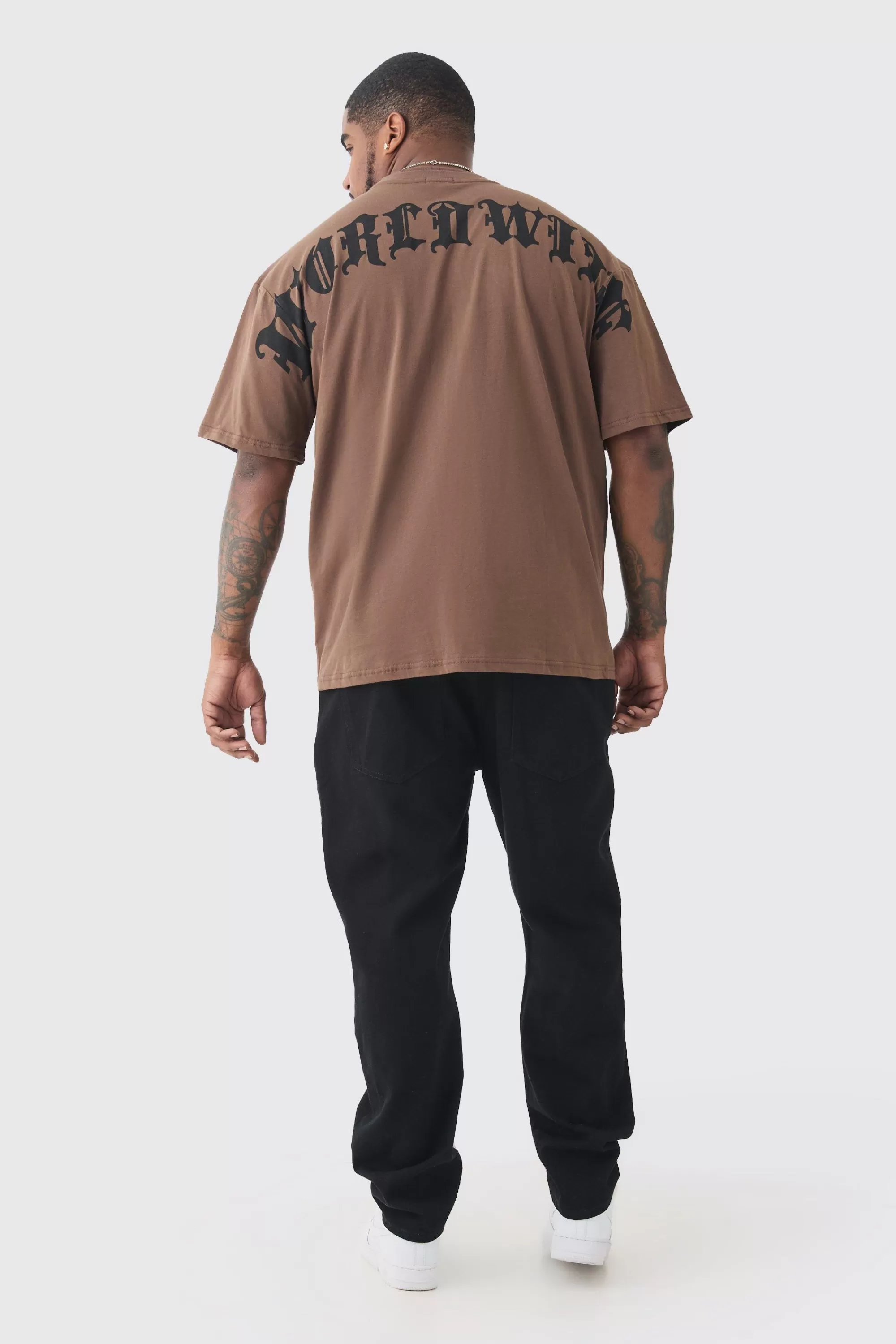 boohooMAN Plus Slim Rigid Jean | UK