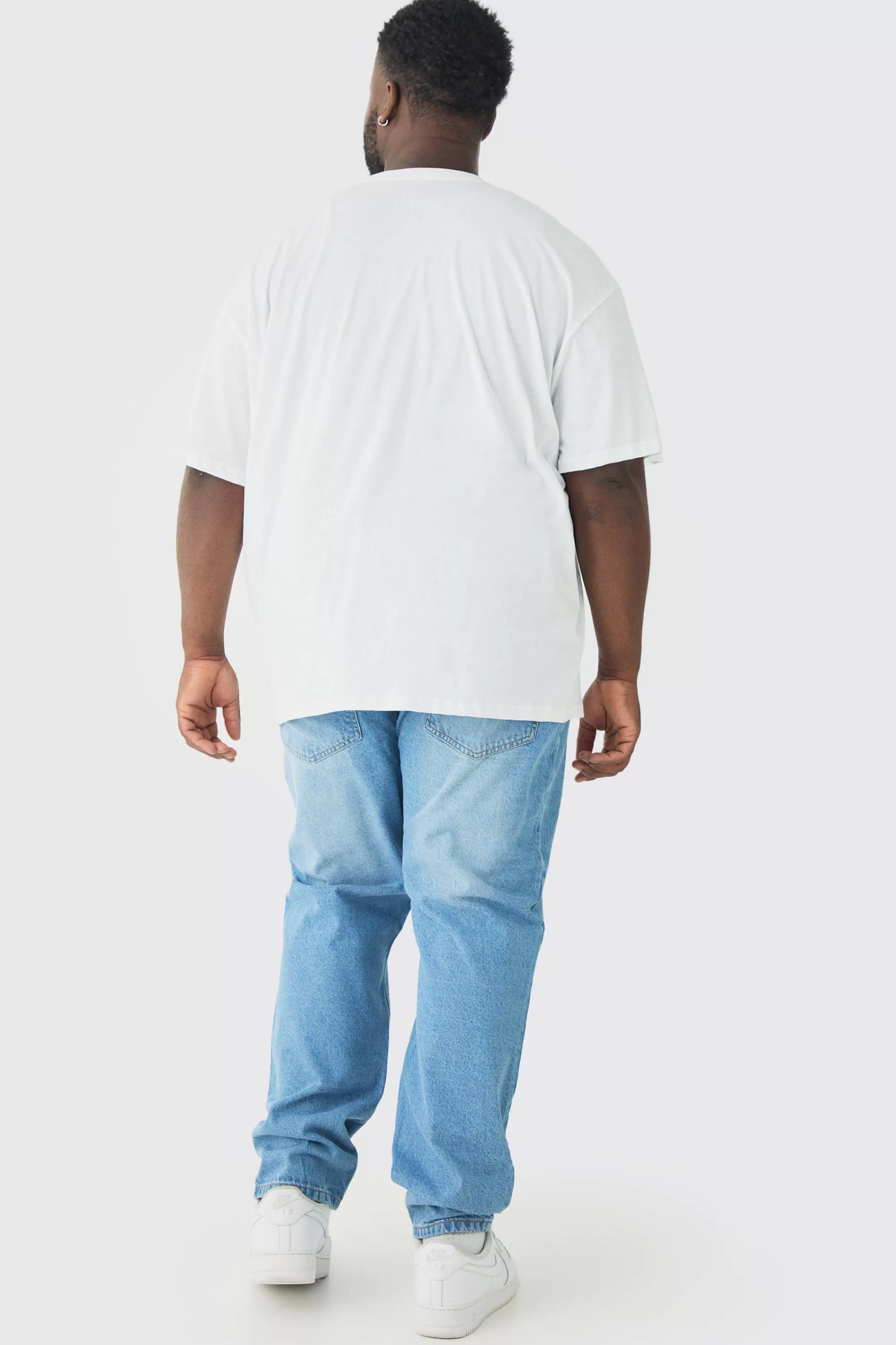 boohooMAN Plus Slim Rigid Jean | UK