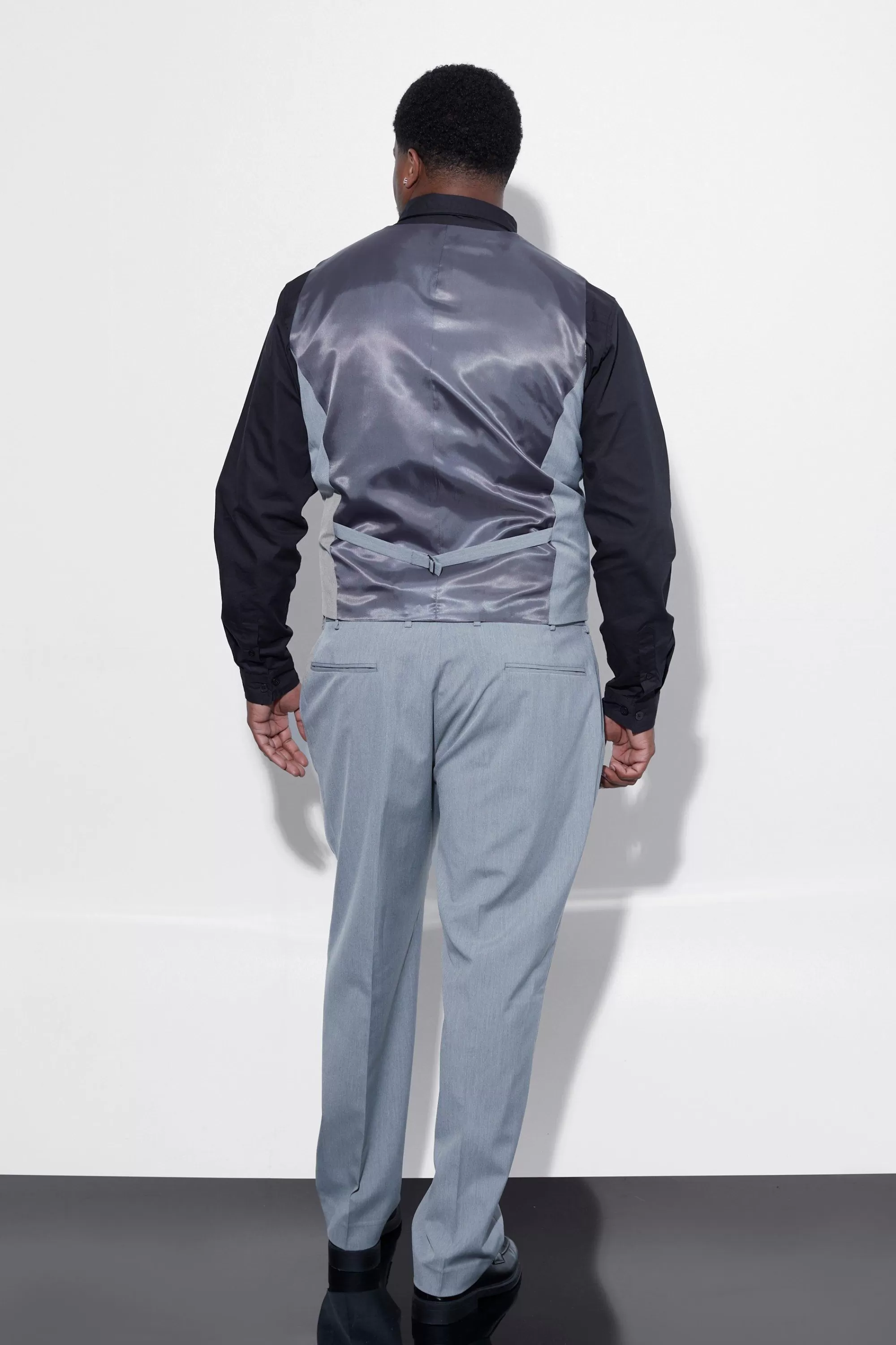 boohooMAN Plus Slim Suit Trousers | UK