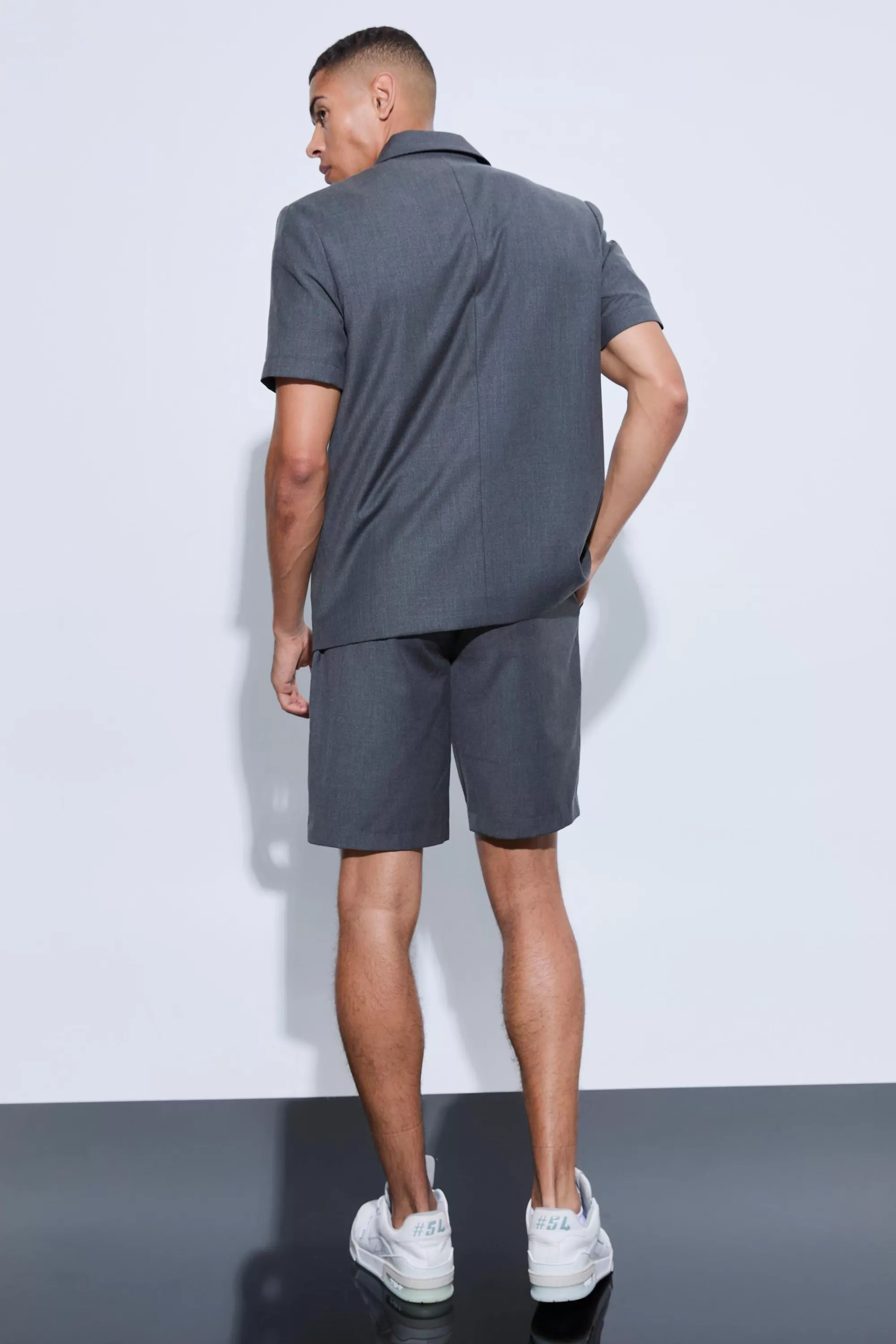 boohooMAN Pocket Detail Tailored Shorts | UK
