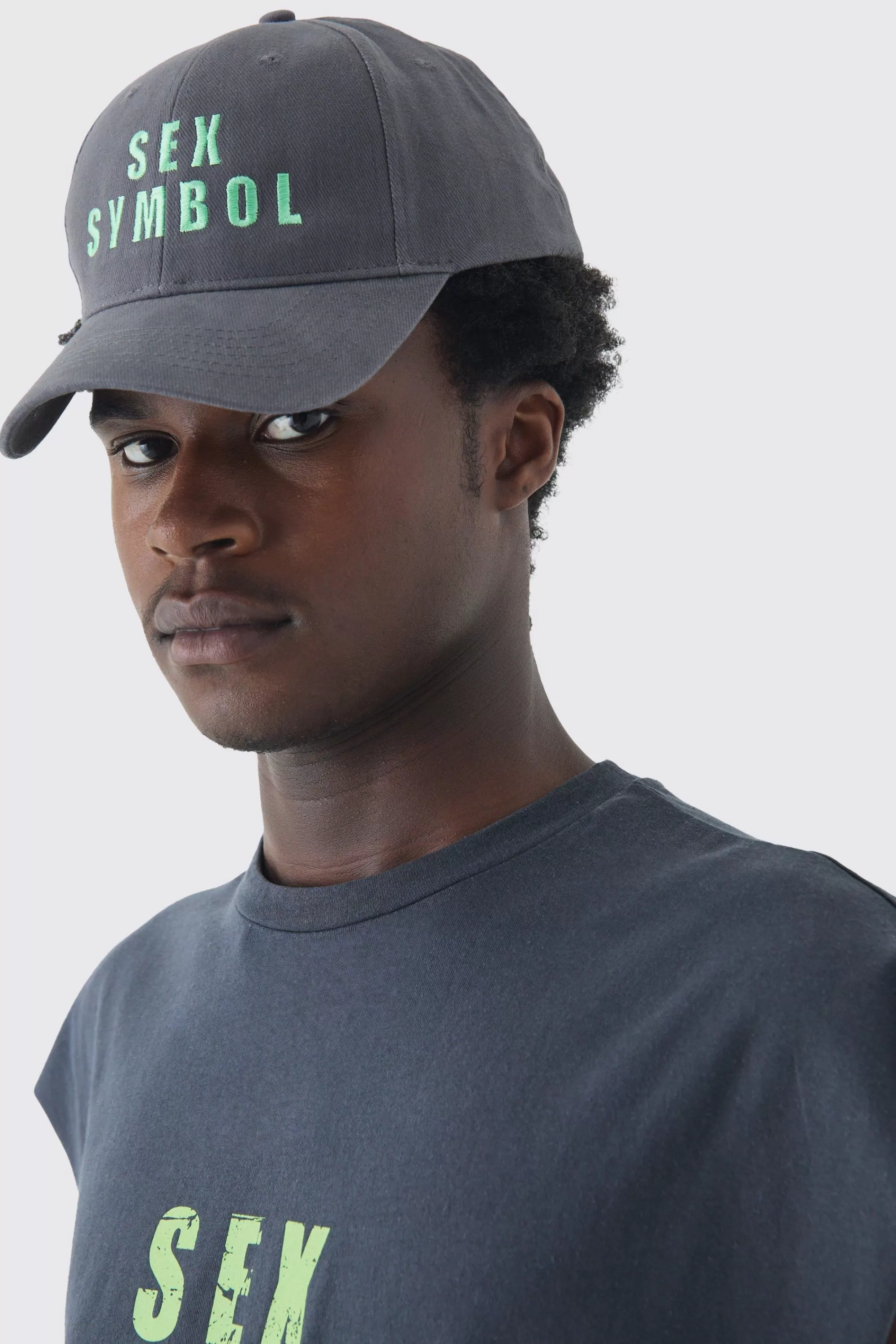 boohooMAN Pride Embroidered Cap In | UK