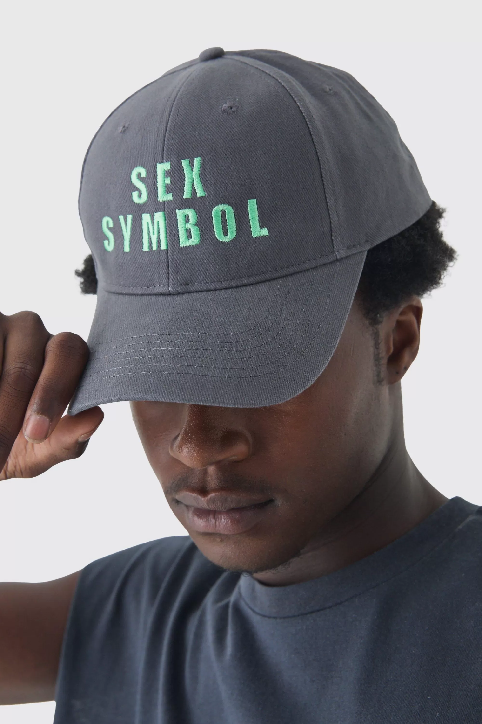 boohooMAN Pride Embroidered Cap In | UK