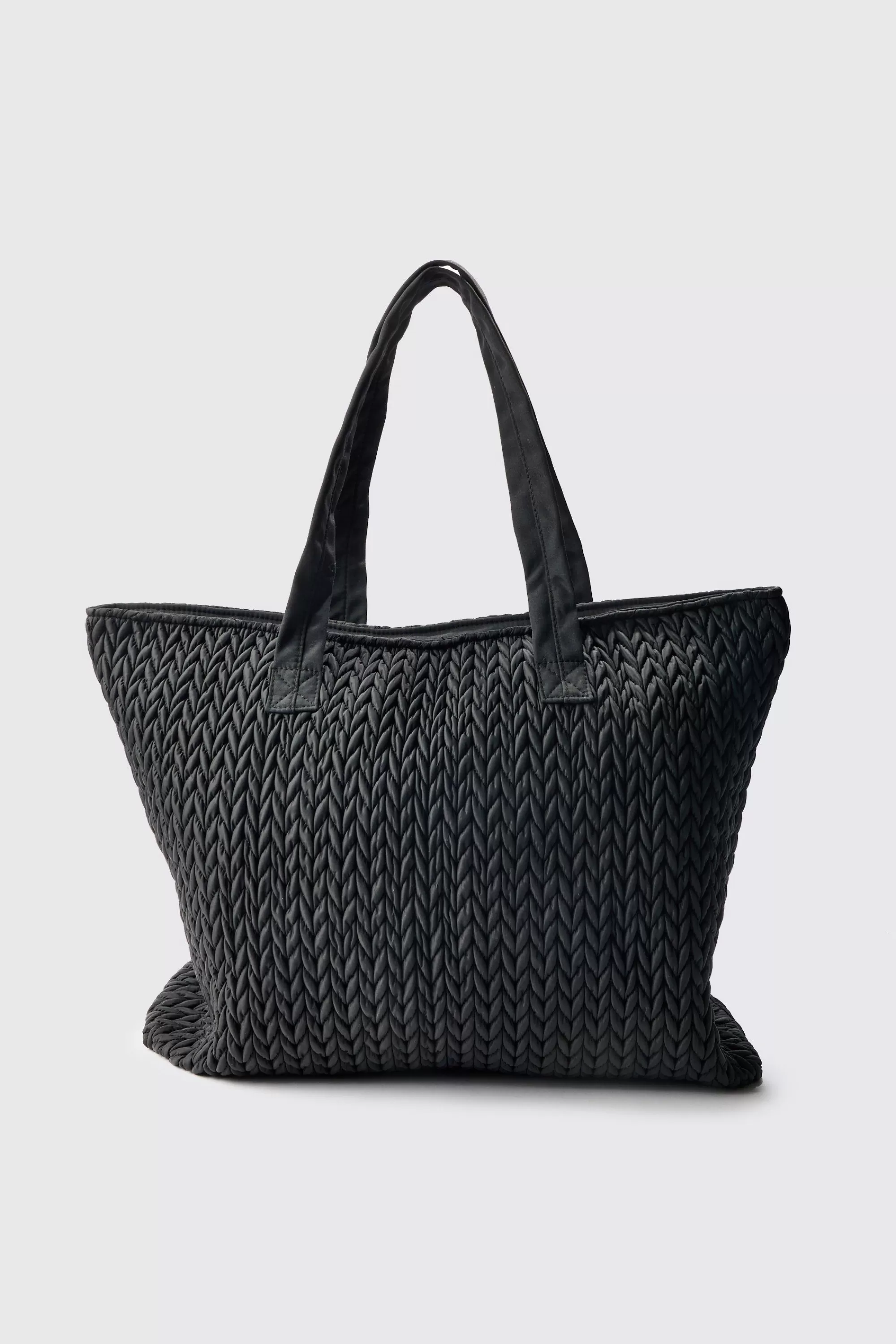 boohooMAN Quilted Tote Bag In | UK