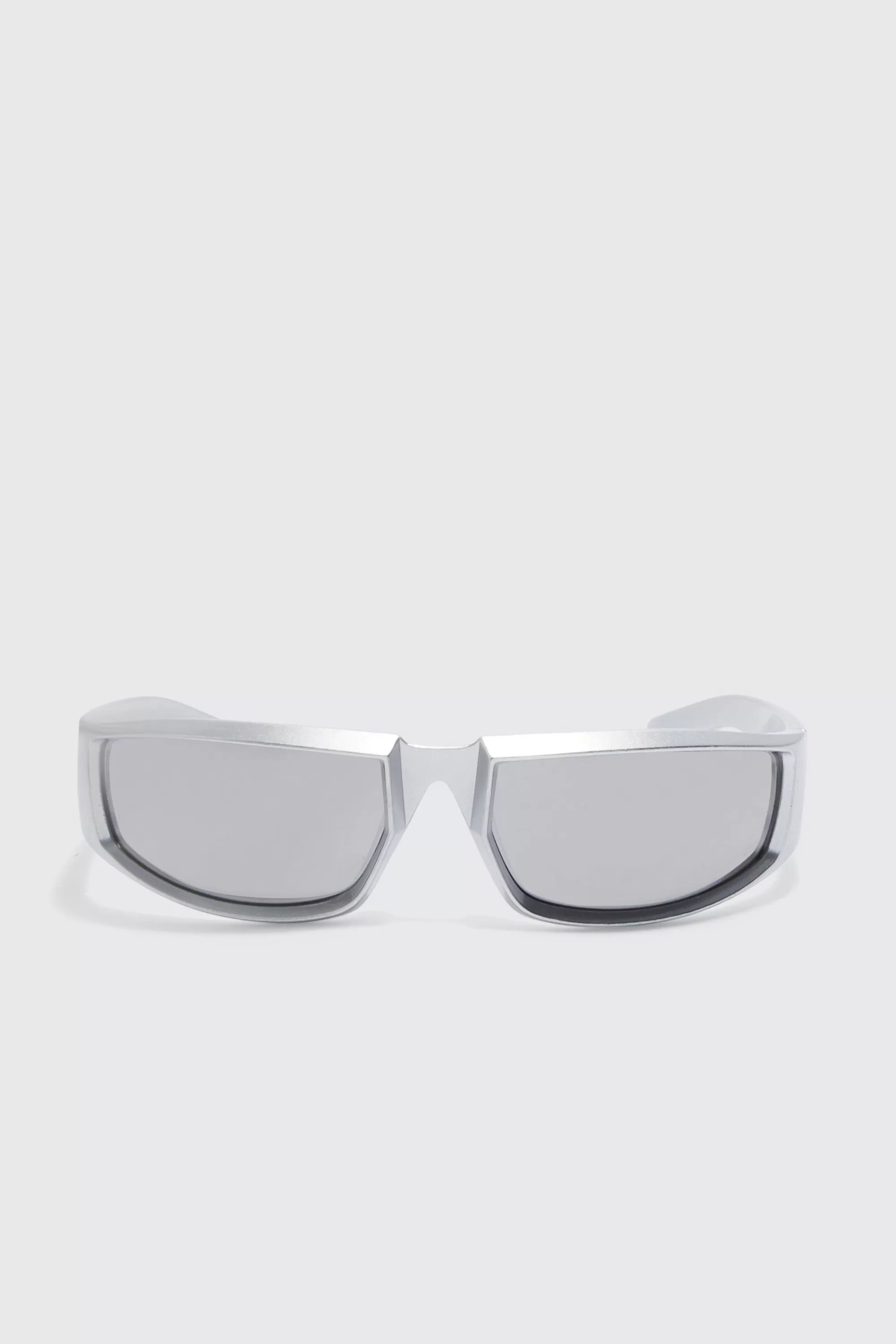 boohooMAN Racer Wrap Sunglasses | UK