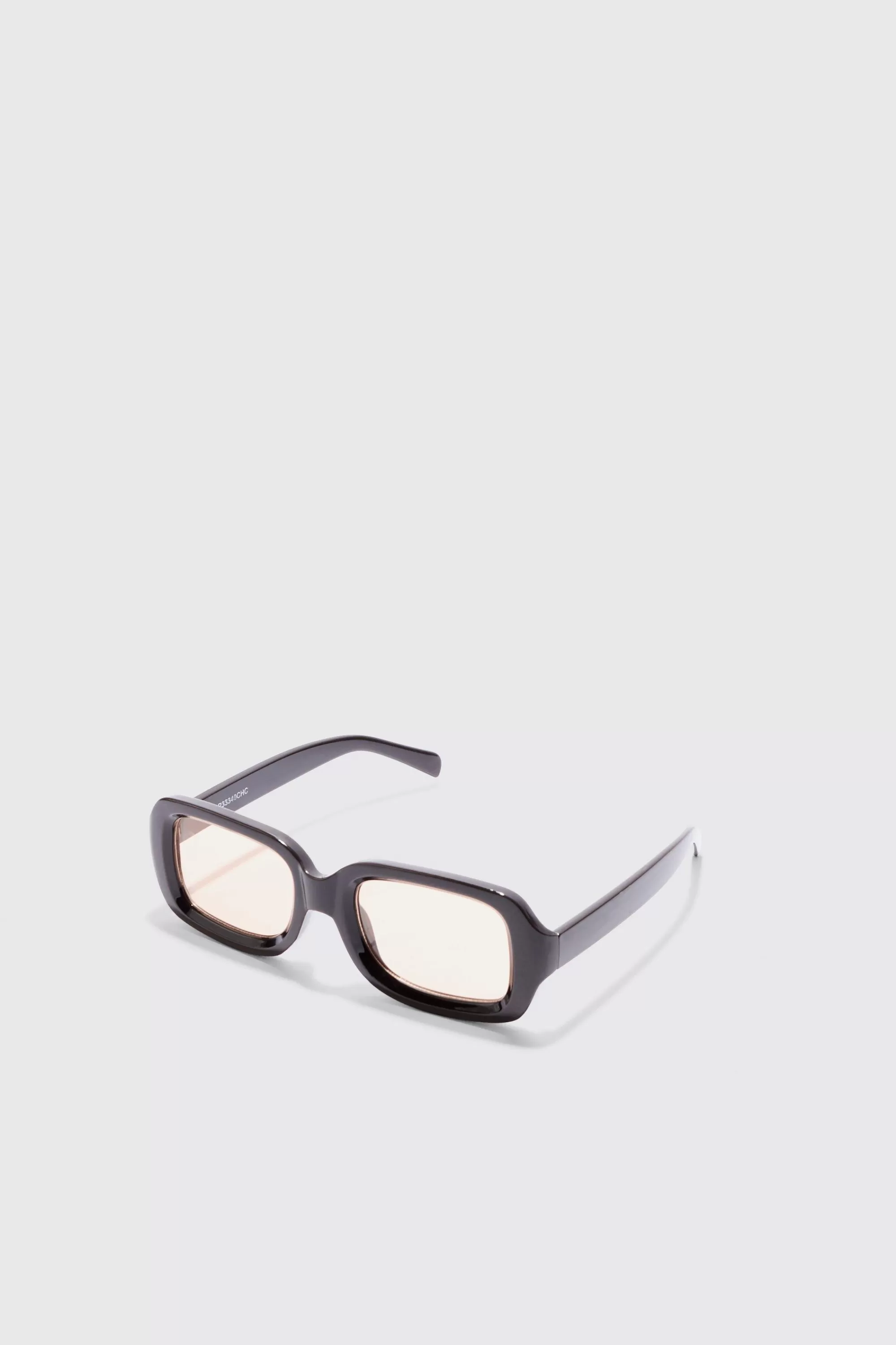 boohooMAN Rectangular Contrast Lens Sunglasses In | UK