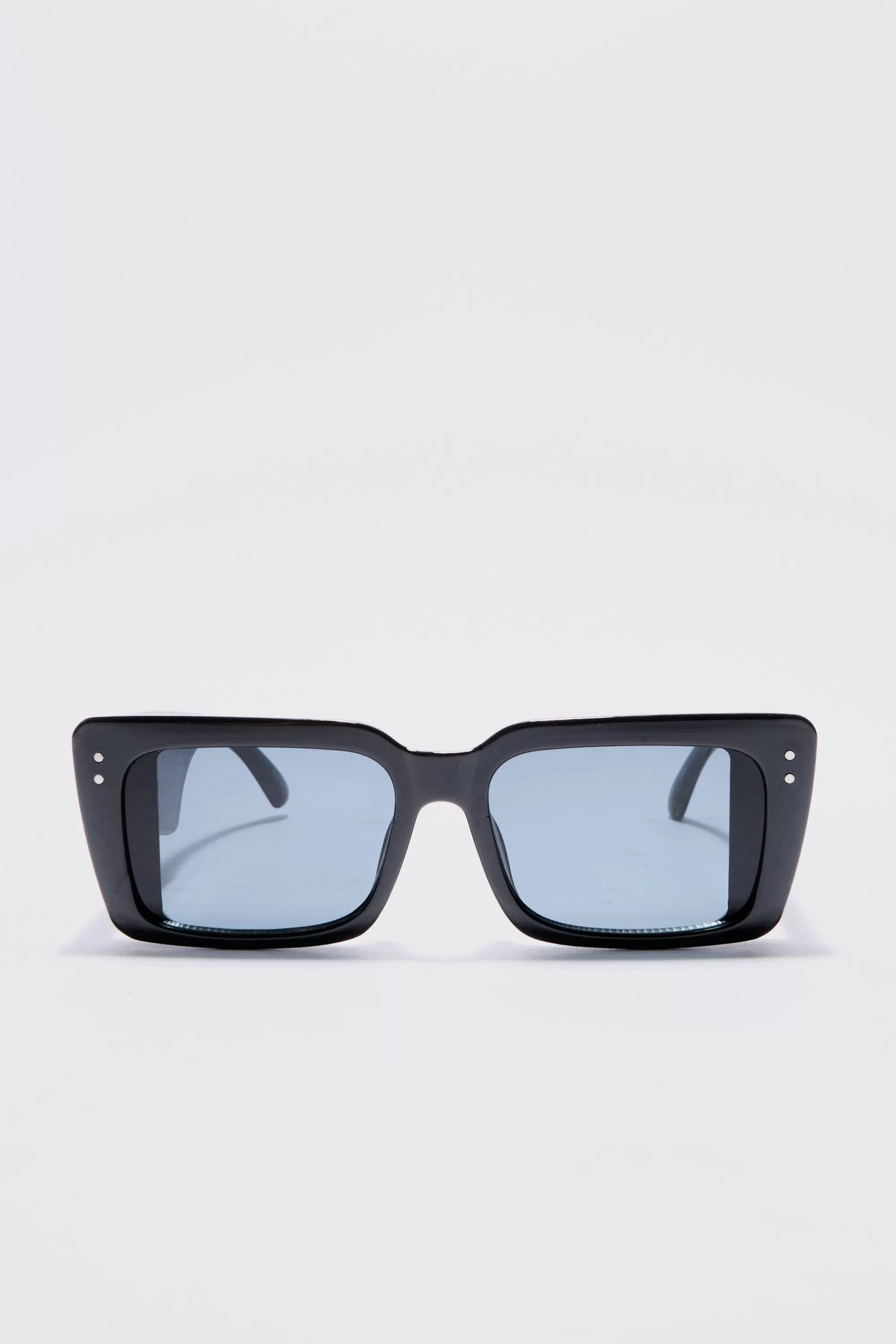 boohooMAN Rectangular Plastic Sunglasses In | UK