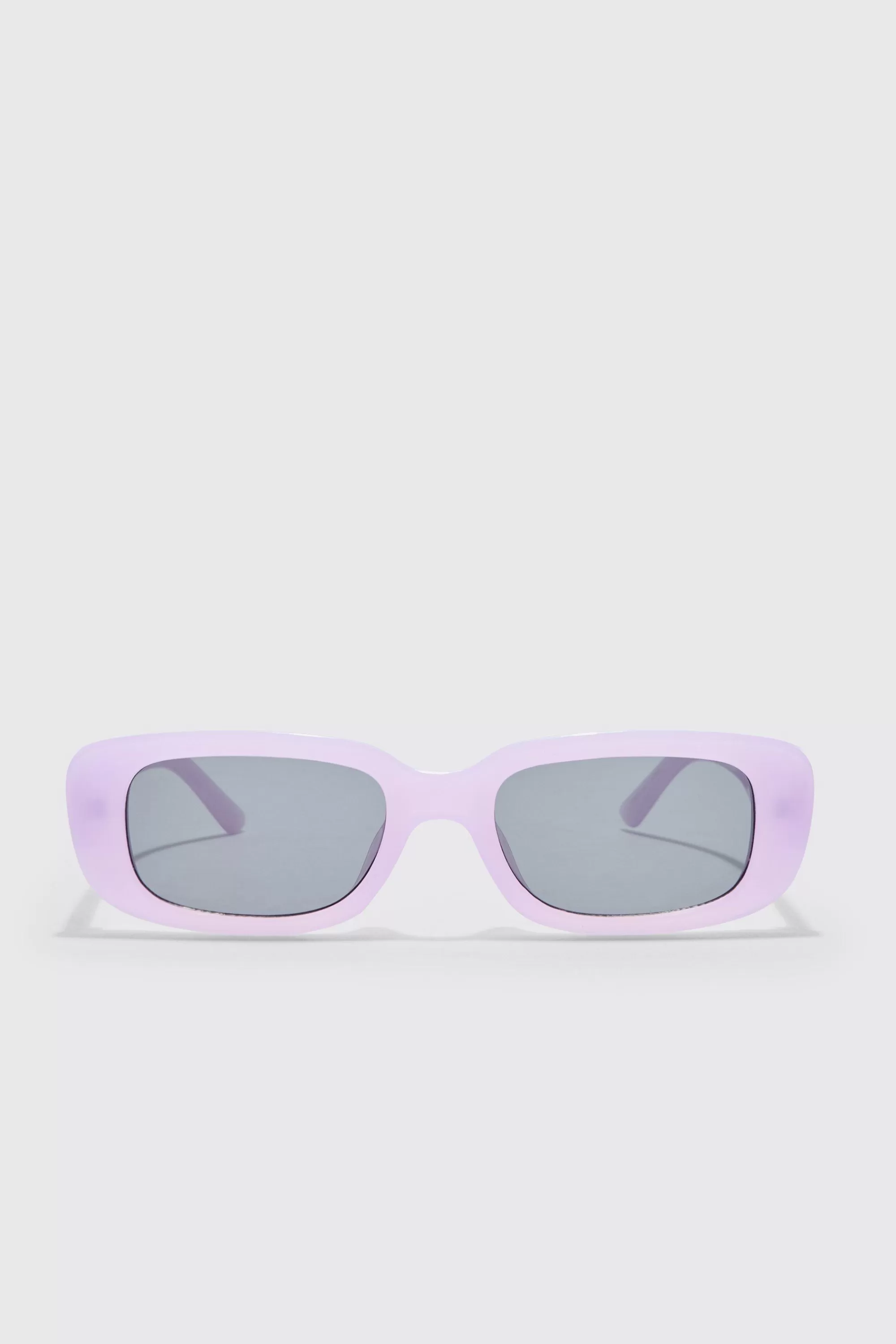 boohooMAN Rectangular Plastic Sunglasses In | UK