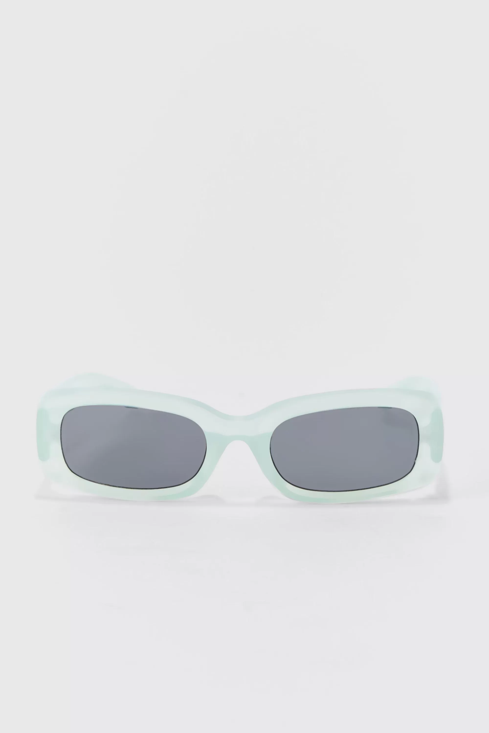 boohooMAN Rectangular Sunglasses In | UK