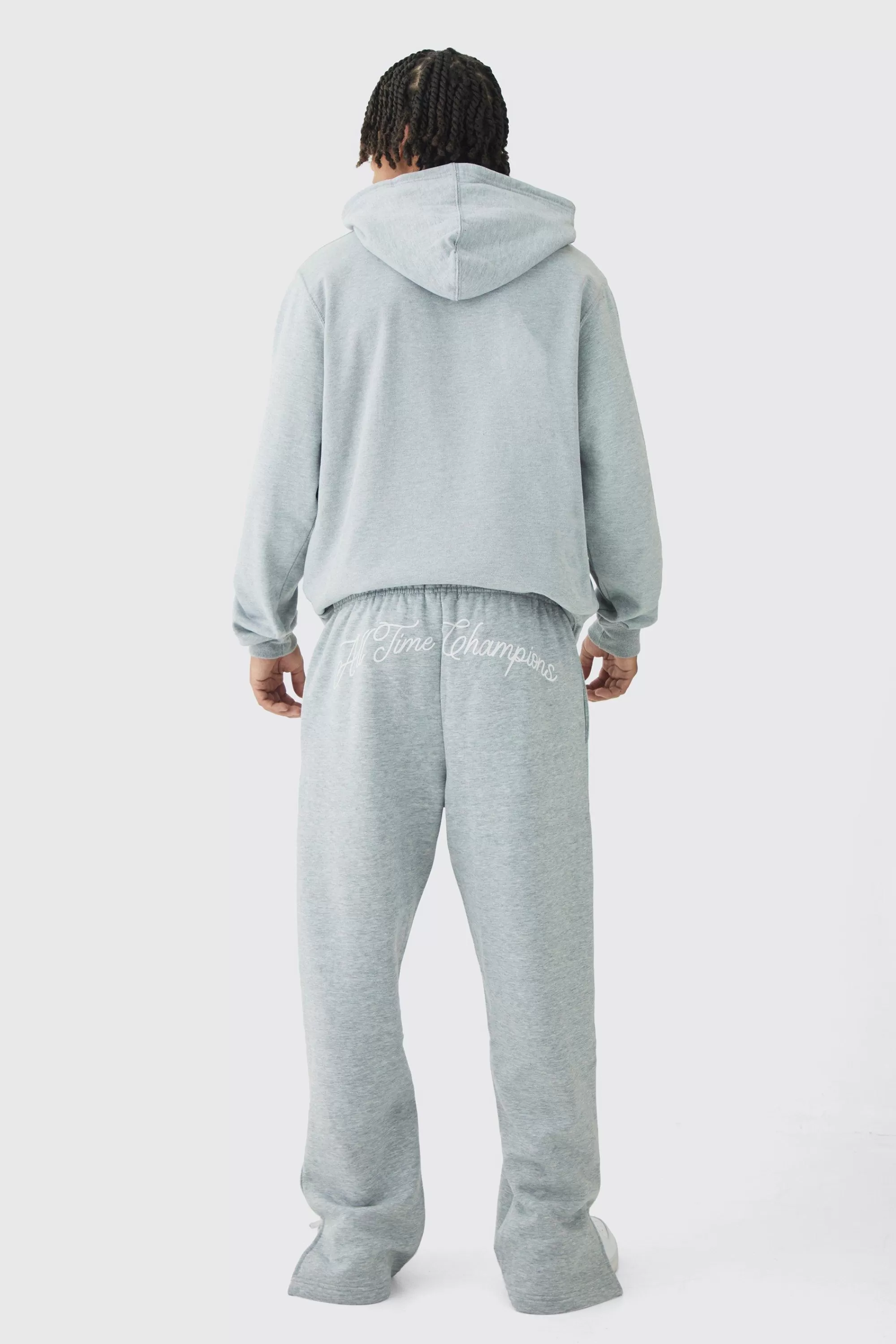 boohooMAN Regular Fit Heart Embroidered Hoodie | UK