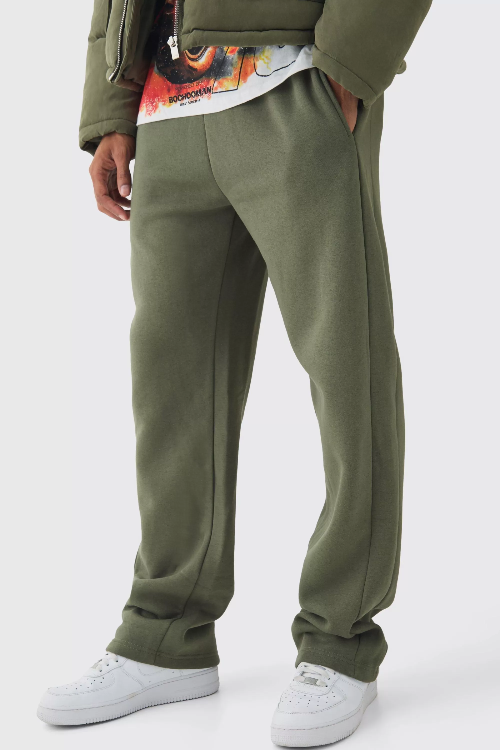 boohooMAN Relaxed Fit Gusset Jogger | UK