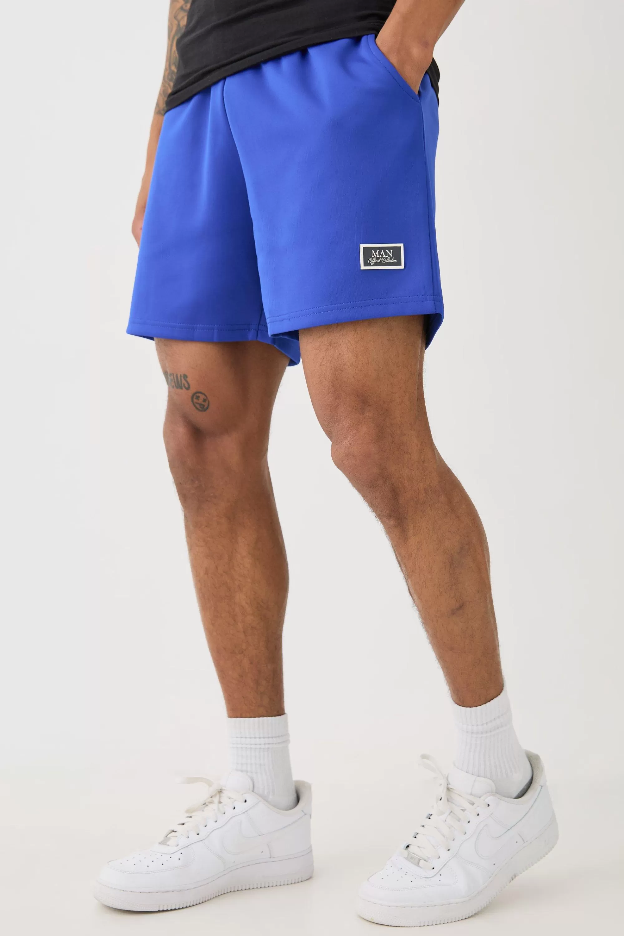 boohooMAN Relaxed Fit Short Length Scuba Short | UK