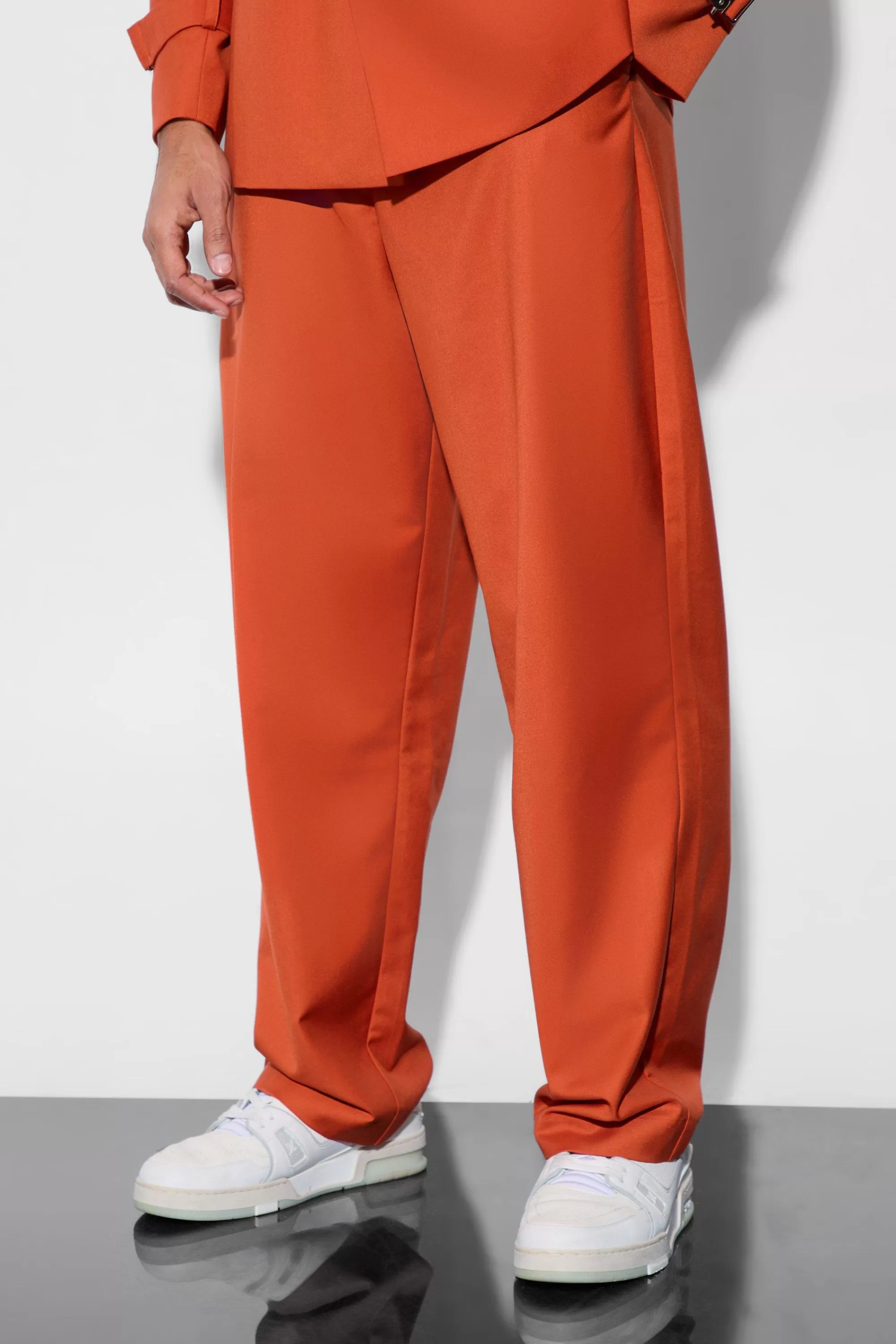 boohooMAN Relaxed Fit Suit Trousers | UK