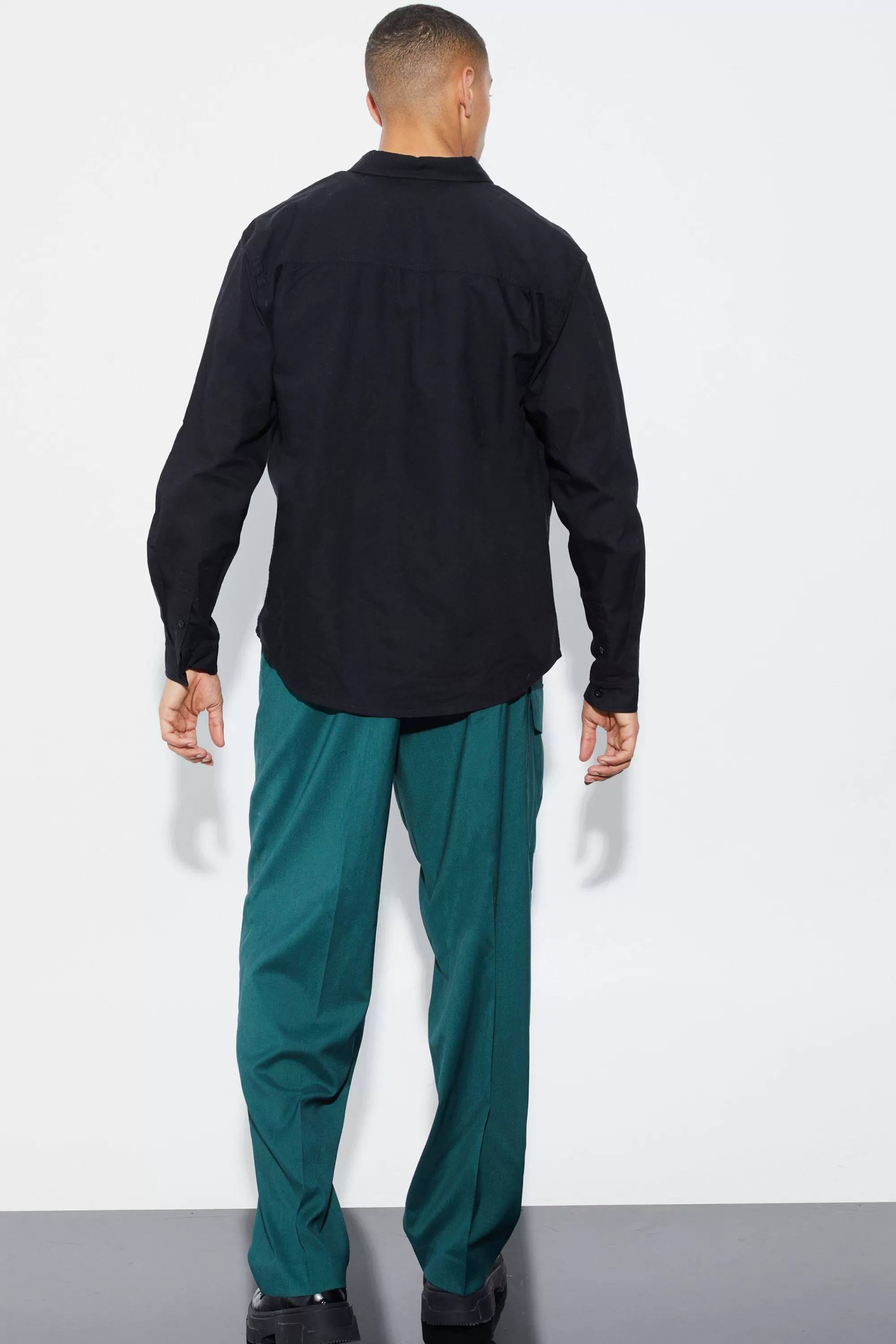 boohooMAN Relaxed Fit Tailored 3d Cargo Trouser | UK