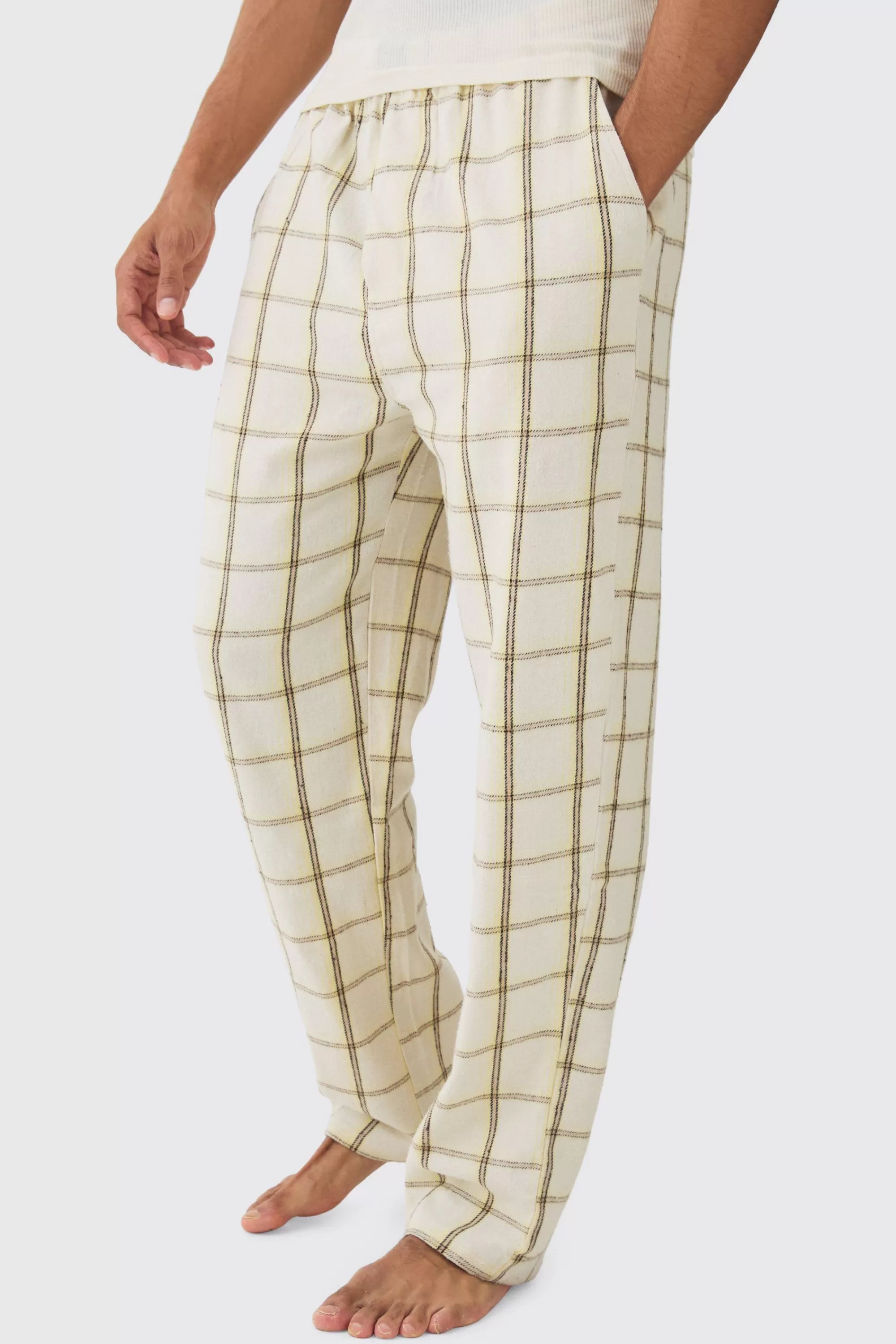boohooMAN Relaxed Lounge Bottoms | UK