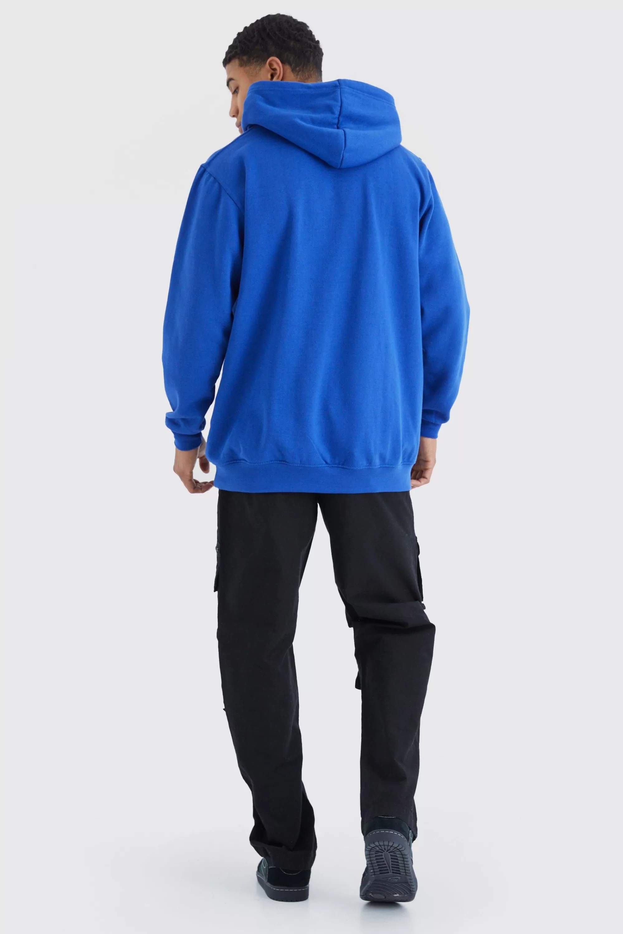 boohooMAN Relaxed Multi Cargo Ripstop Trouser With Tonal Embroidery | UK