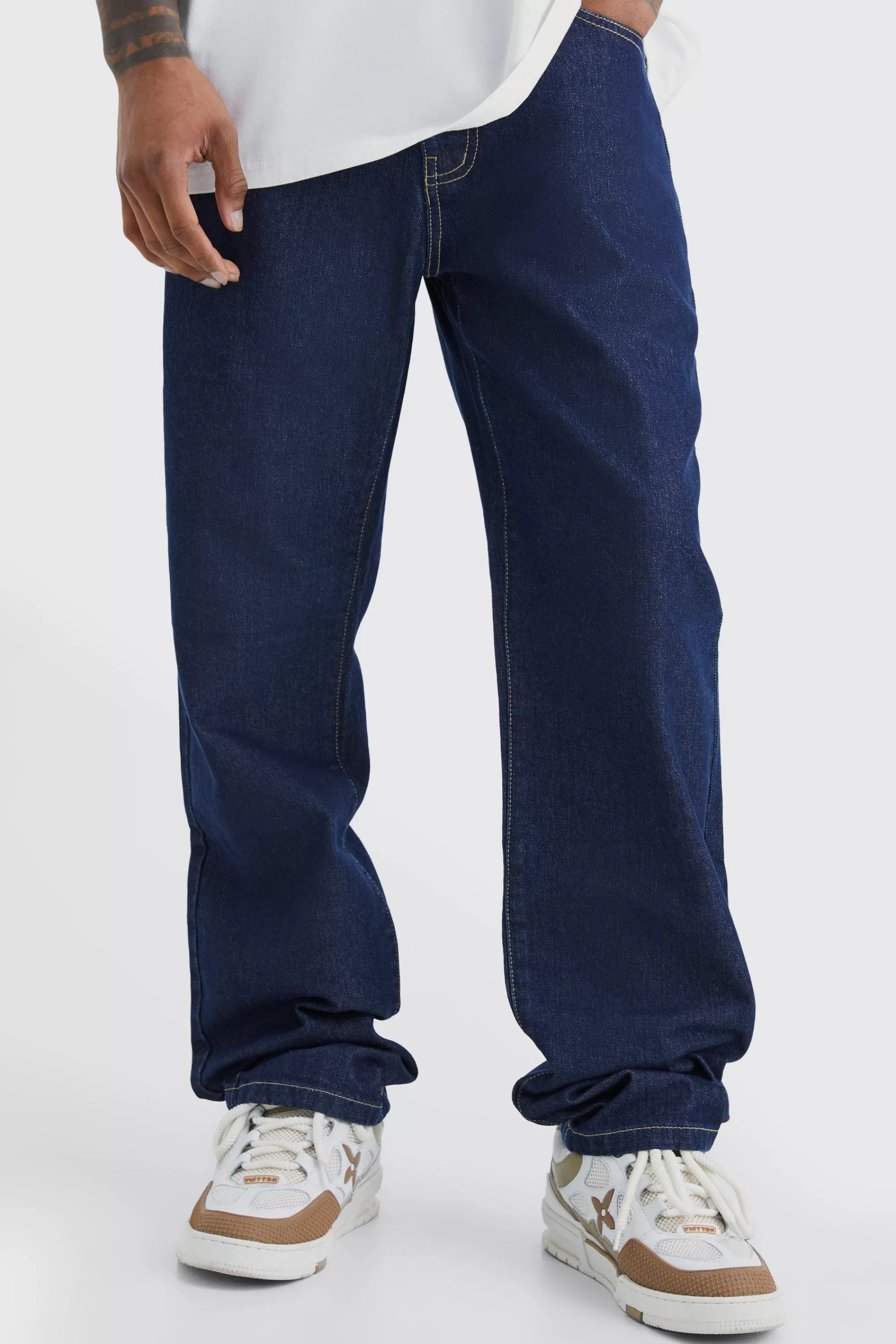 boohooMAN Relaxed Rigid Jean | UK