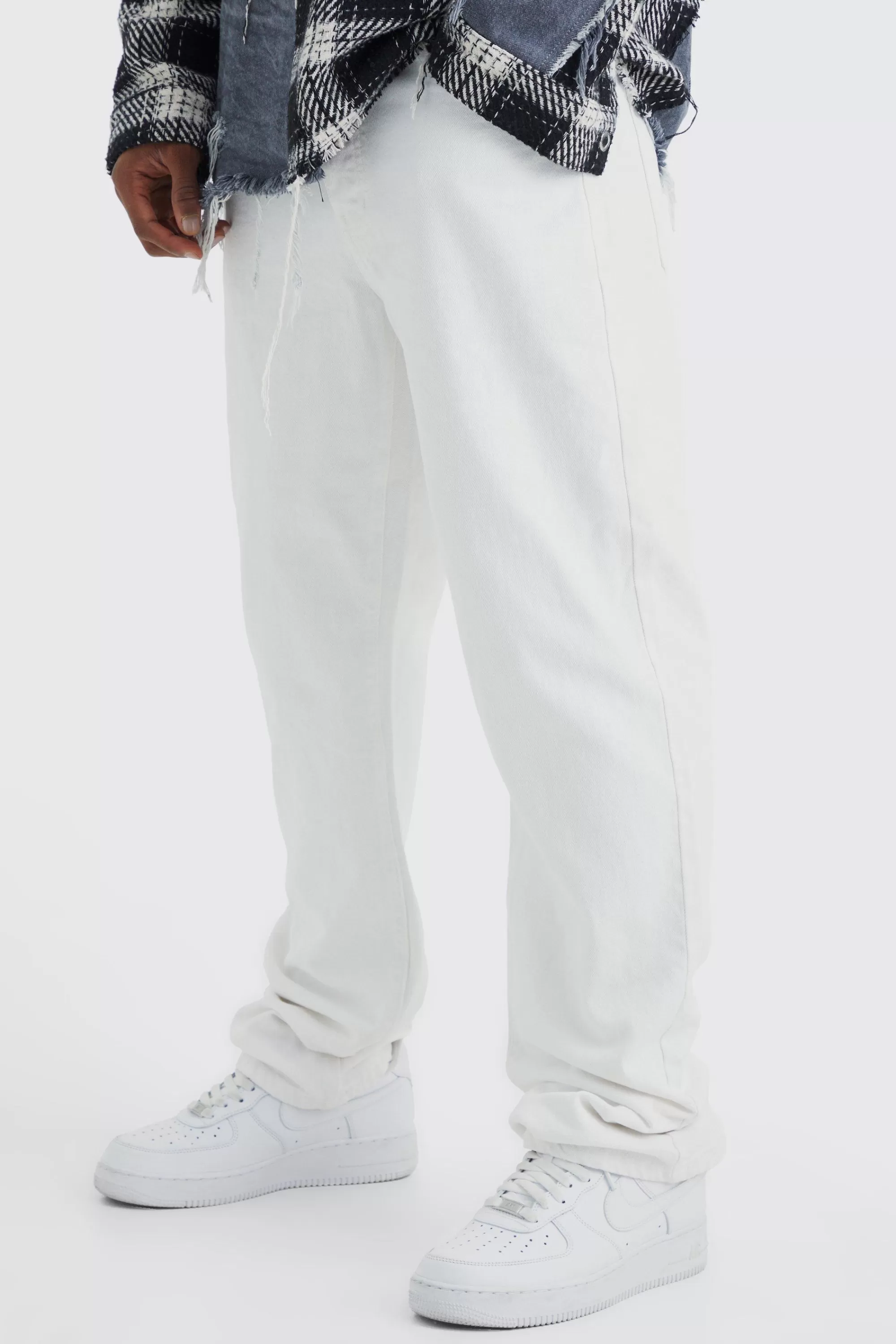 boohooMAN Relaxed Rigid Jean | UK