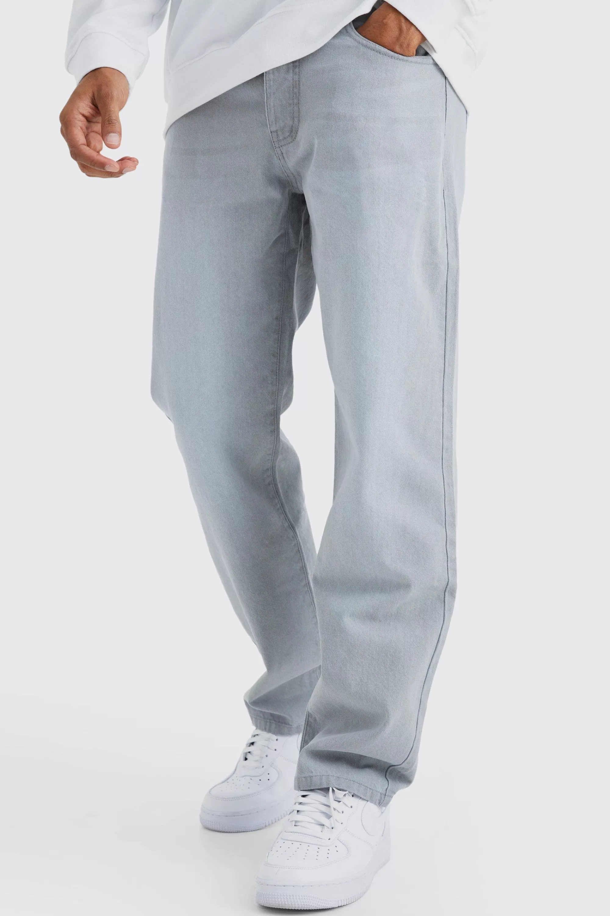 boohooMAN Relaxed Rigid Jean | UK