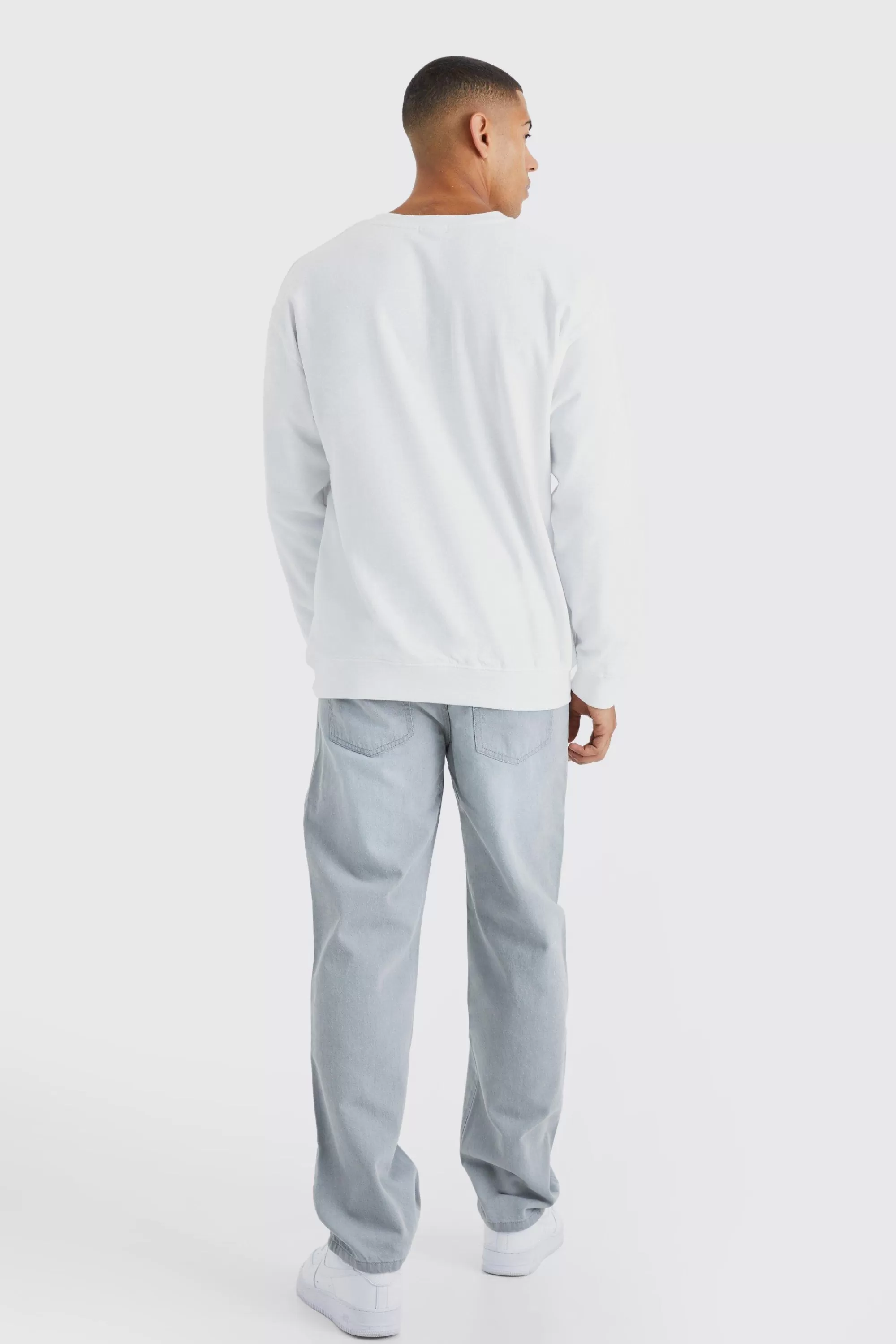 boohooMAN Relaxed Rigid Jean | UK