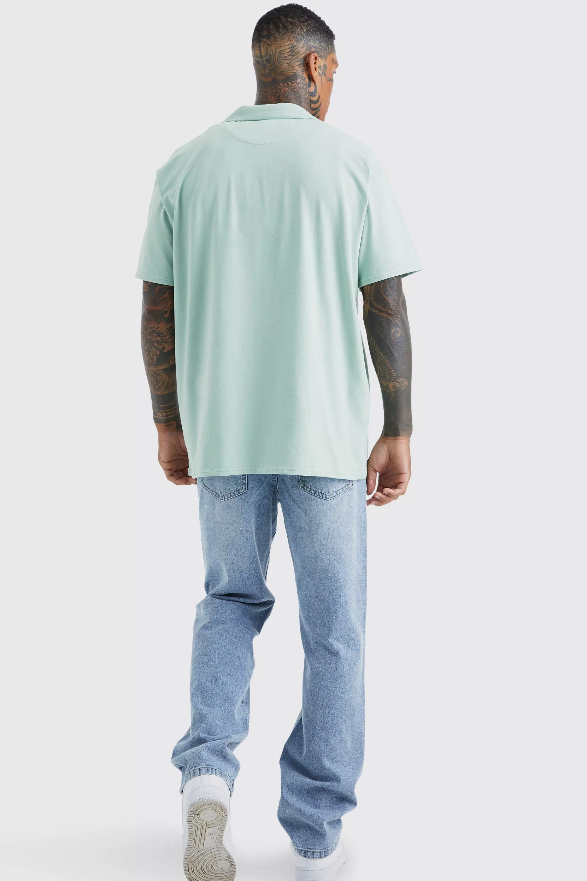boohooMAN Relaxed Rigid Jean | UK