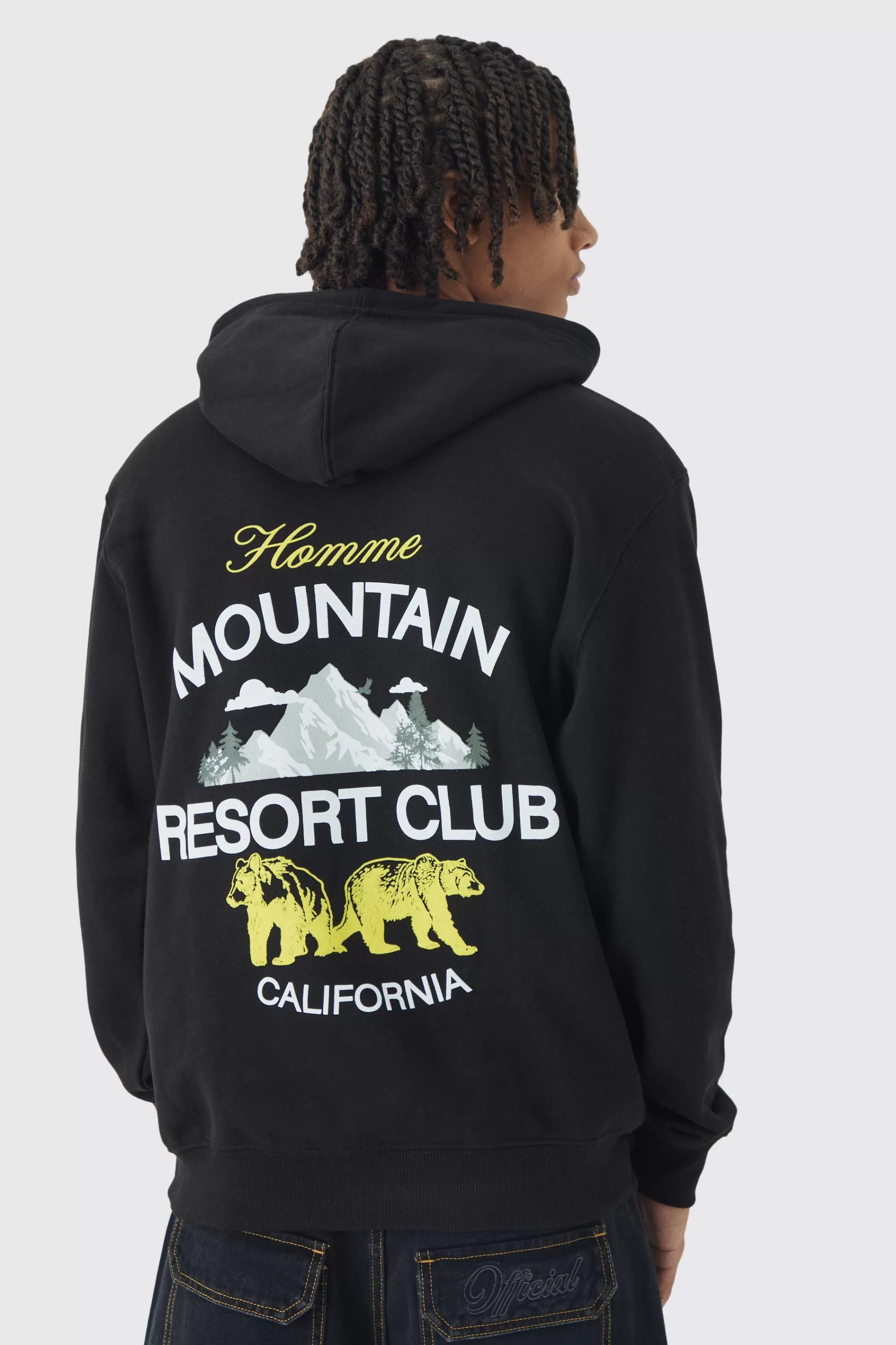 boohooMAN Resort Club Hoodie | UK