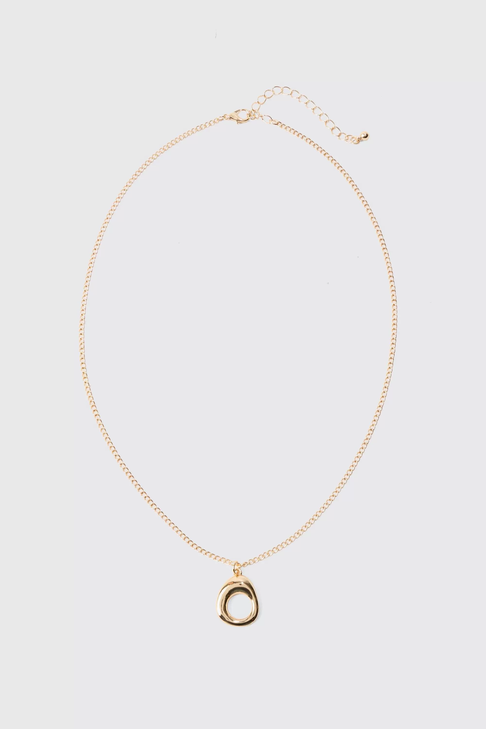 boohooMAN Ring Pendant Necklace | UK