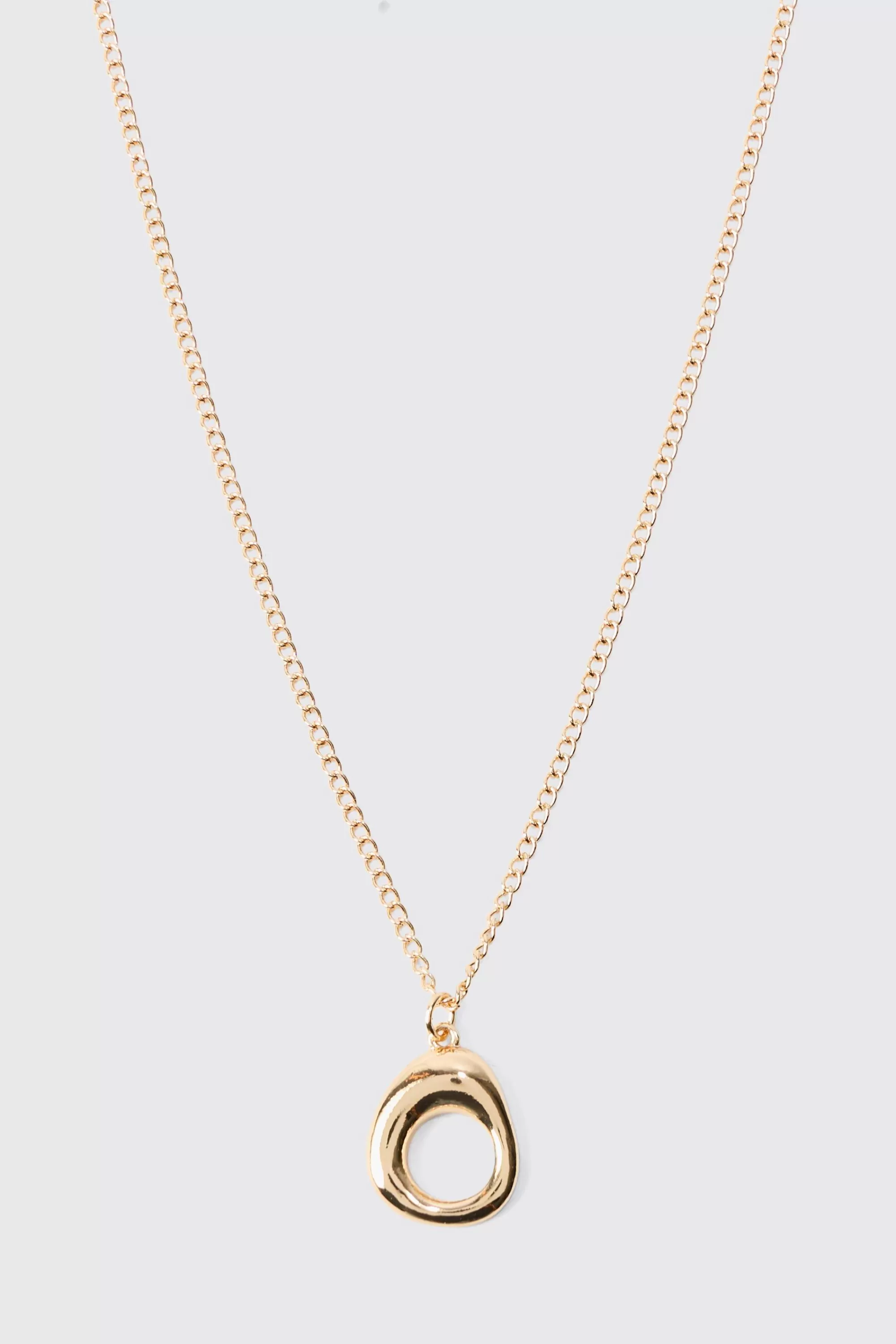 boohooMAN Ring Pendant Necklace | UK