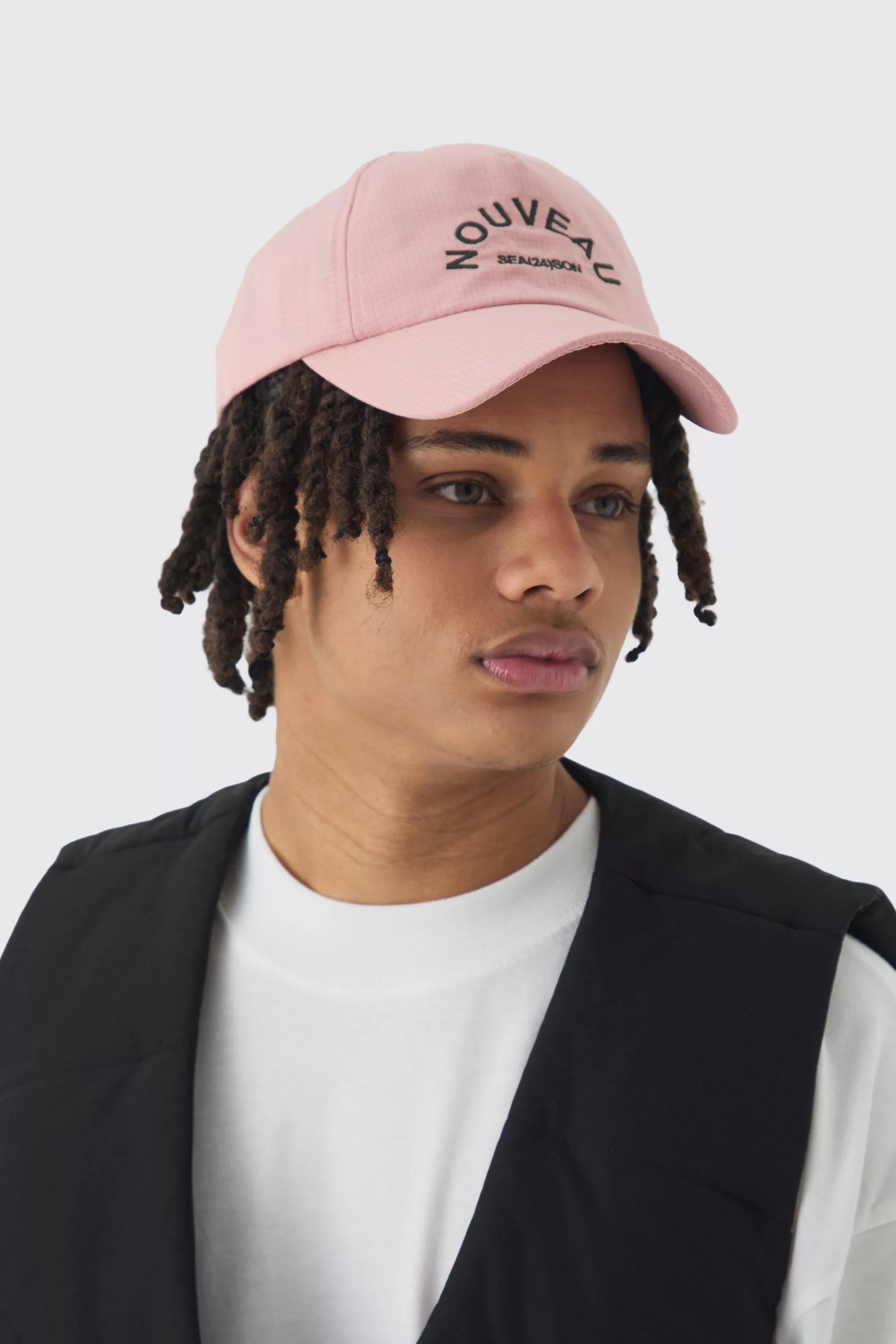 boohooMAN Ripstop Embroidered Graphic Cap In | UK