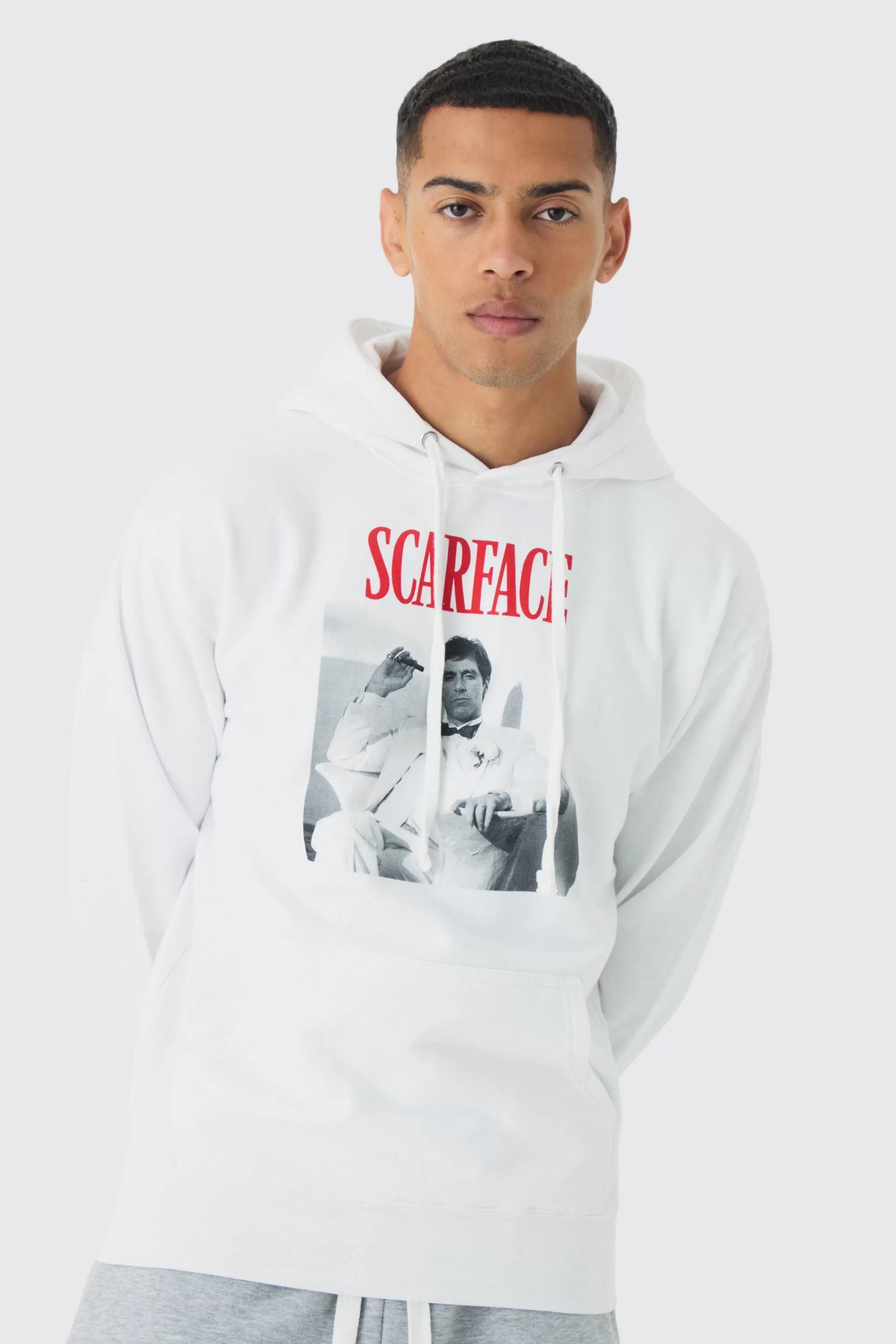 boohooMAN Scarface License Hoodie | UK