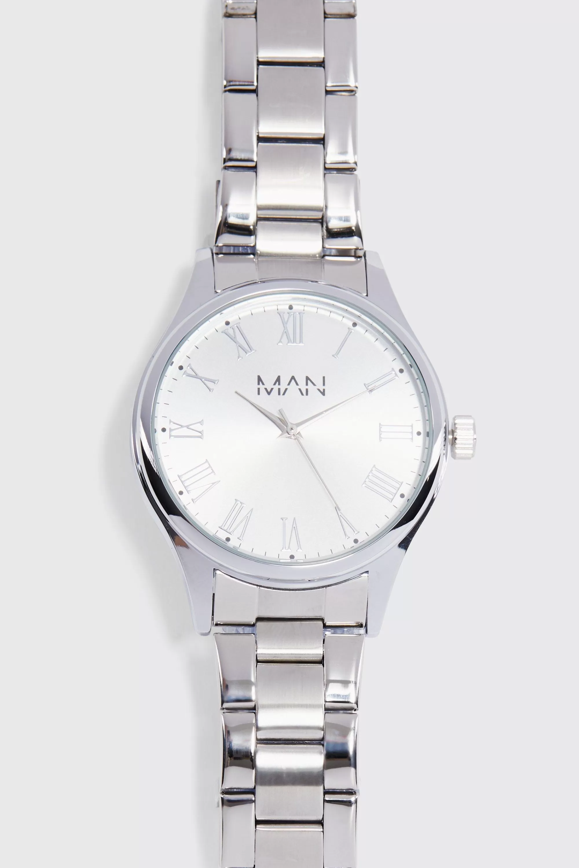 boohooMAN Plated Watch With Gift Box | UK