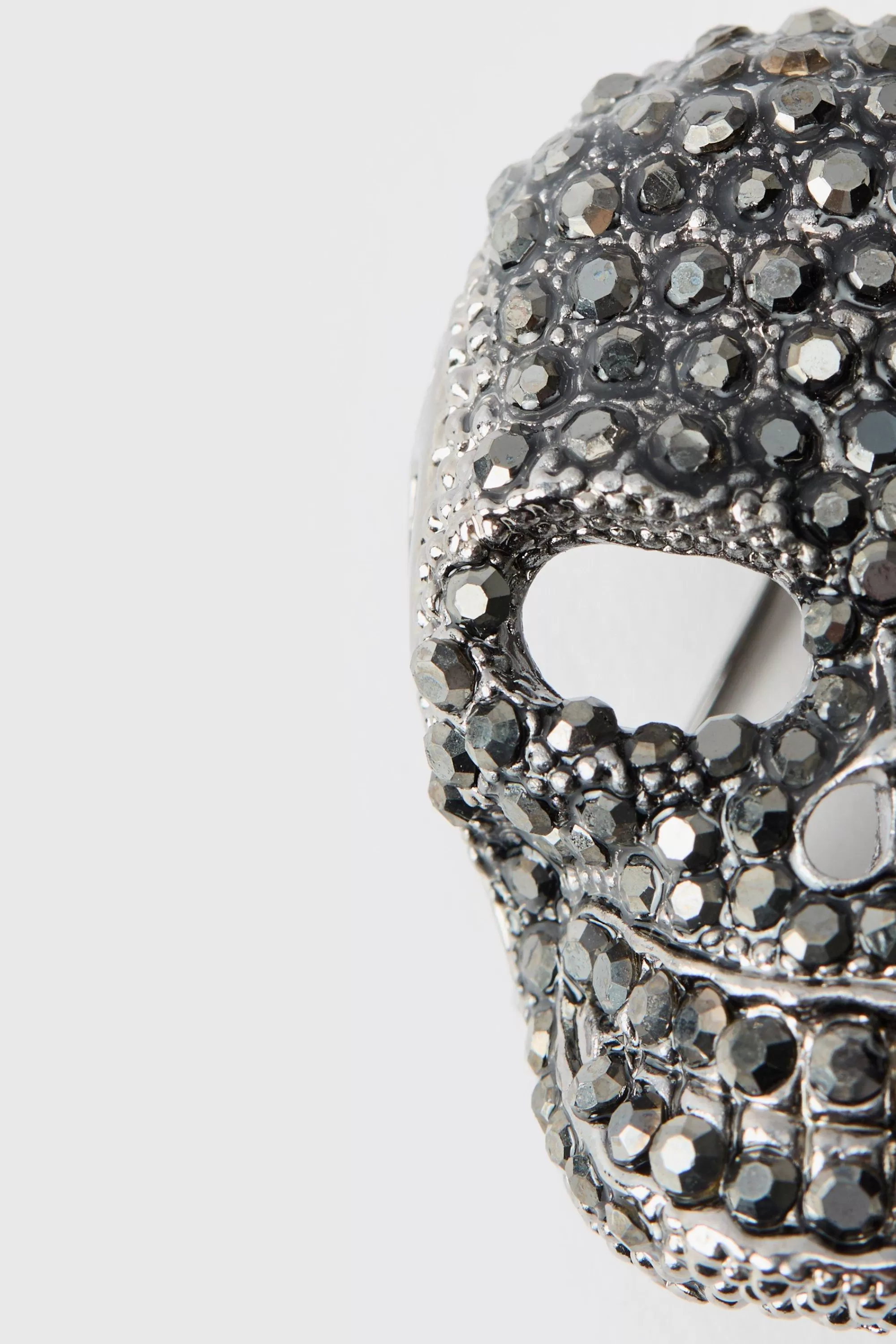 boohooMAN Skull Brooch | UK