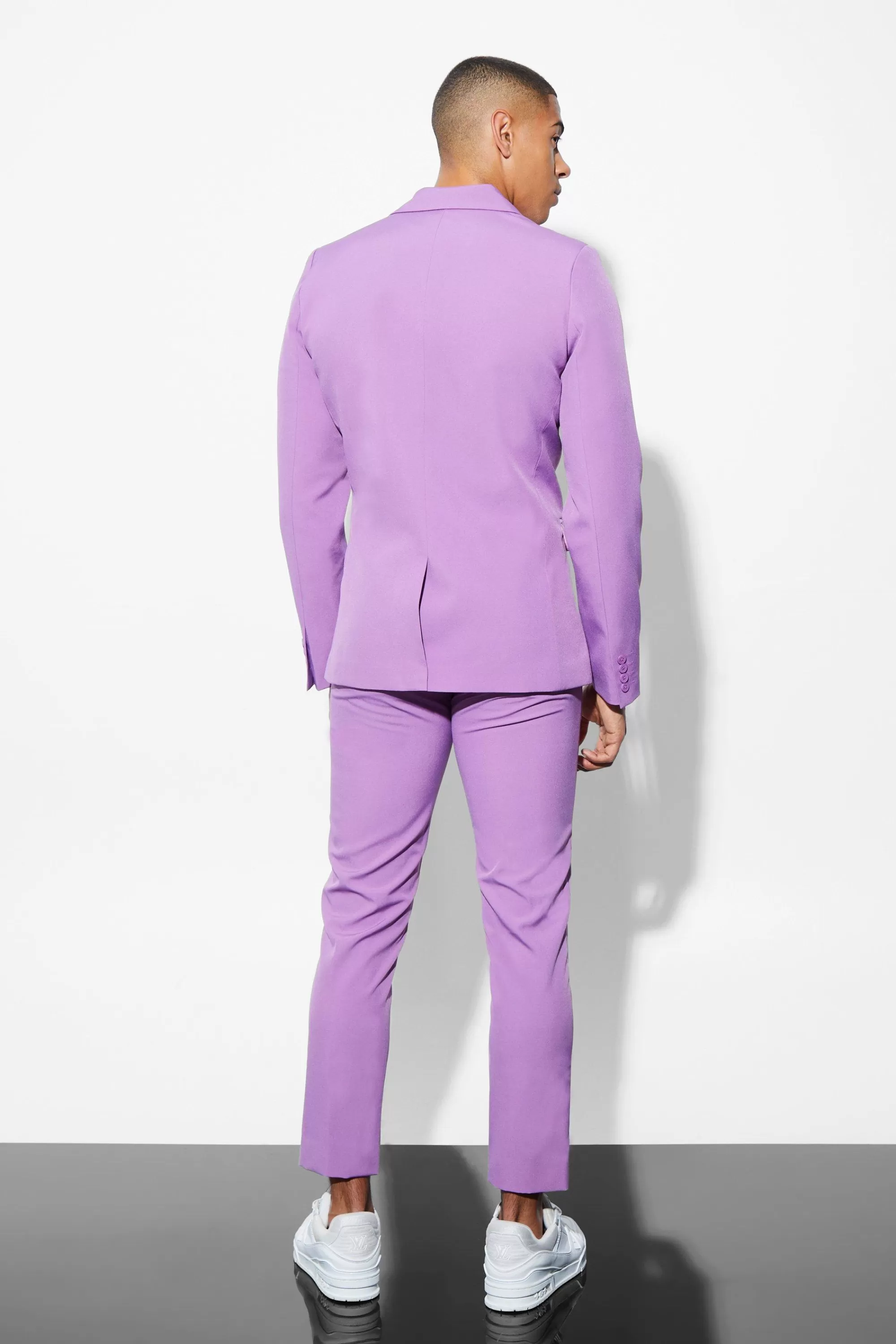boohooMAN Skinny Fit Single Breasted Suit Jacket | UK
